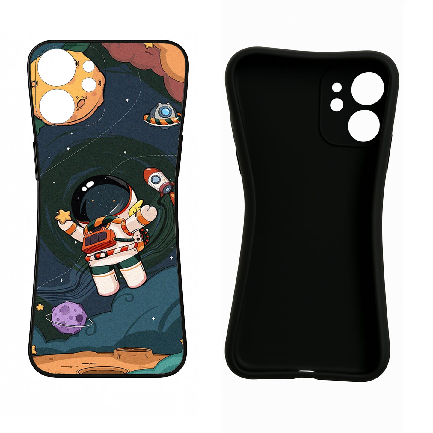 Cartoon Astronaut Case for Oppo Reno13 Pro 5G