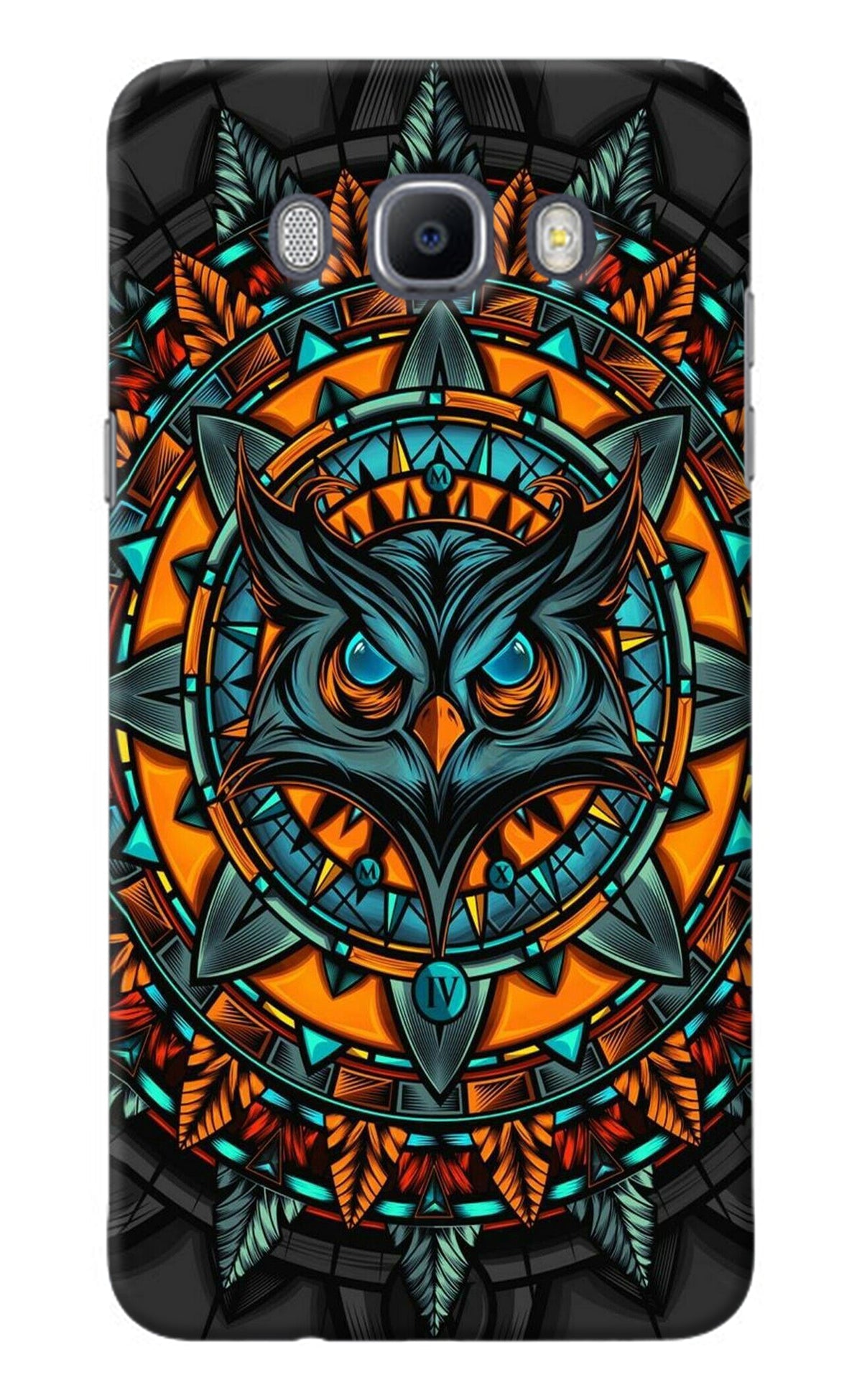Angry Owl Art Samsung J7 2016 Back Cover