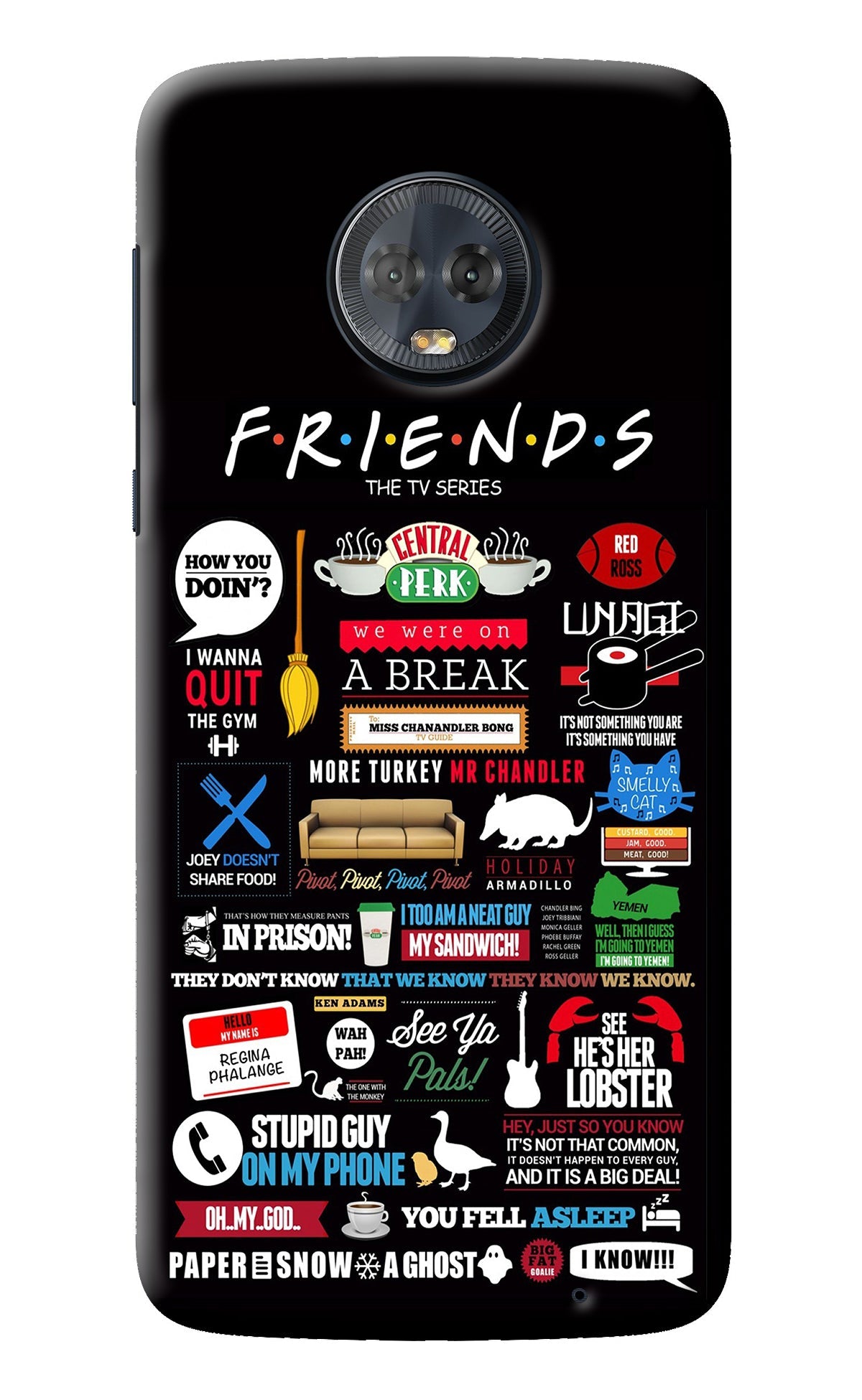 FRIENDS Moto G6 Back Cover