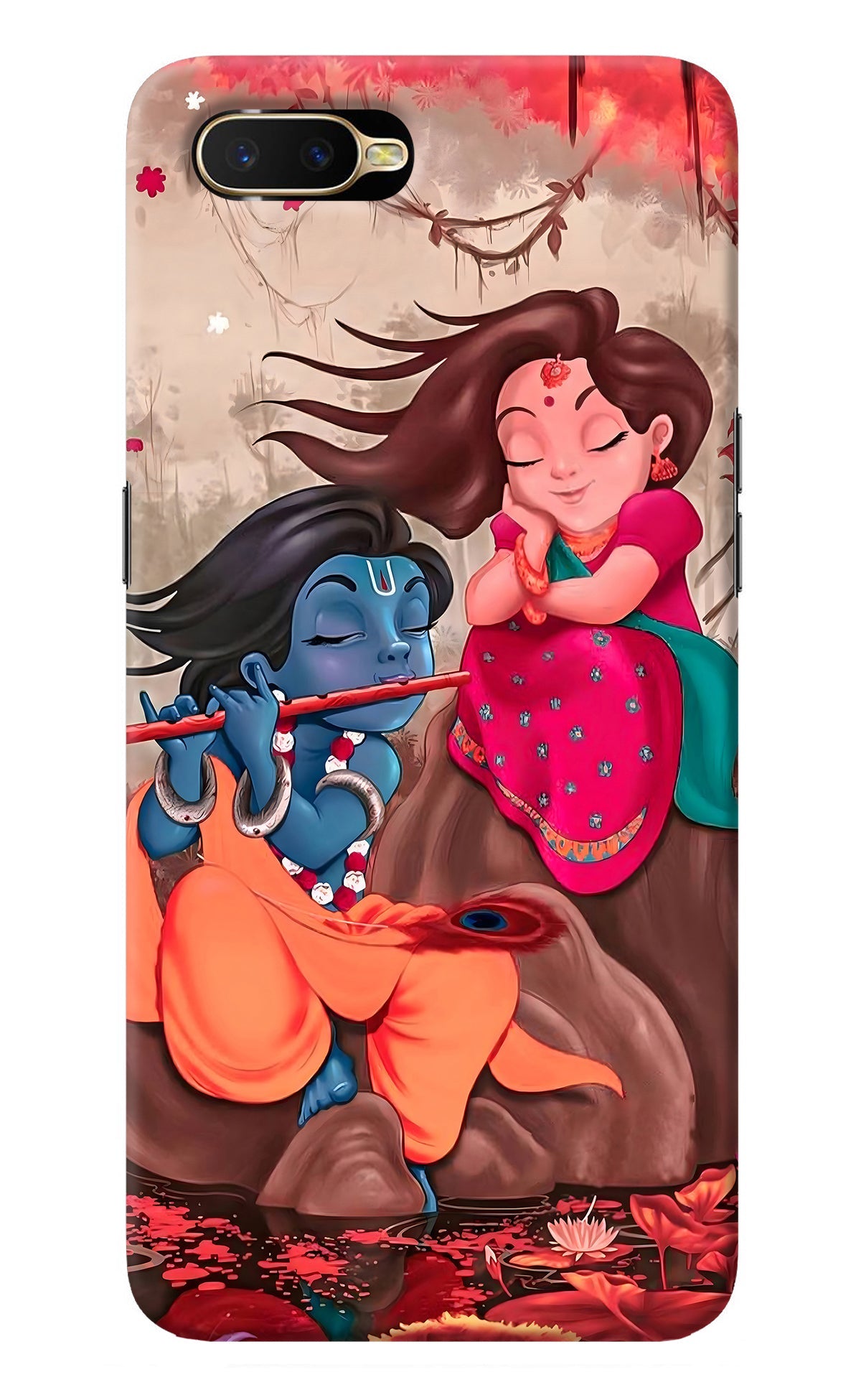 Radhe Krishna Oppo K1 Back Cover