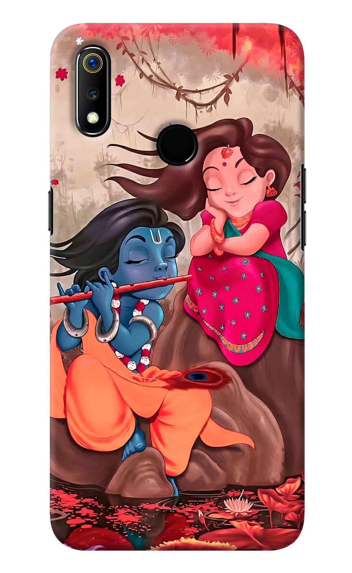 Radhe Krishna Realme 3 Back Cover