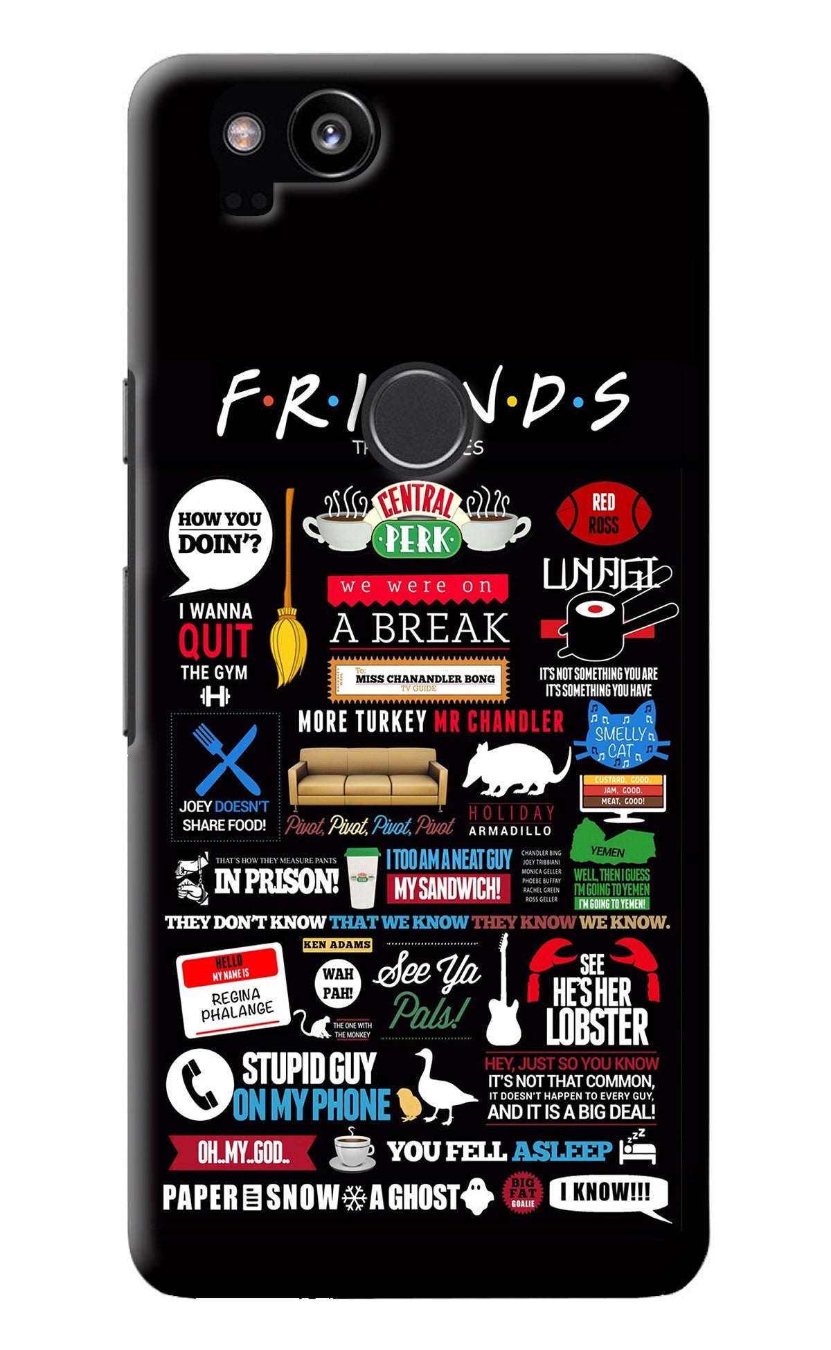 FRIENDS Google Pixel 2 Back Cover
