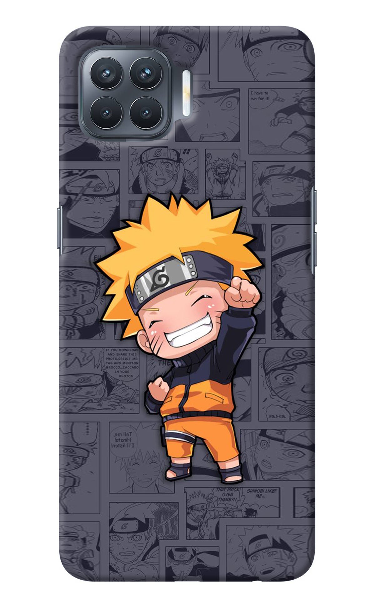 Chota Naruto Oppo F17 Pro Back Cover