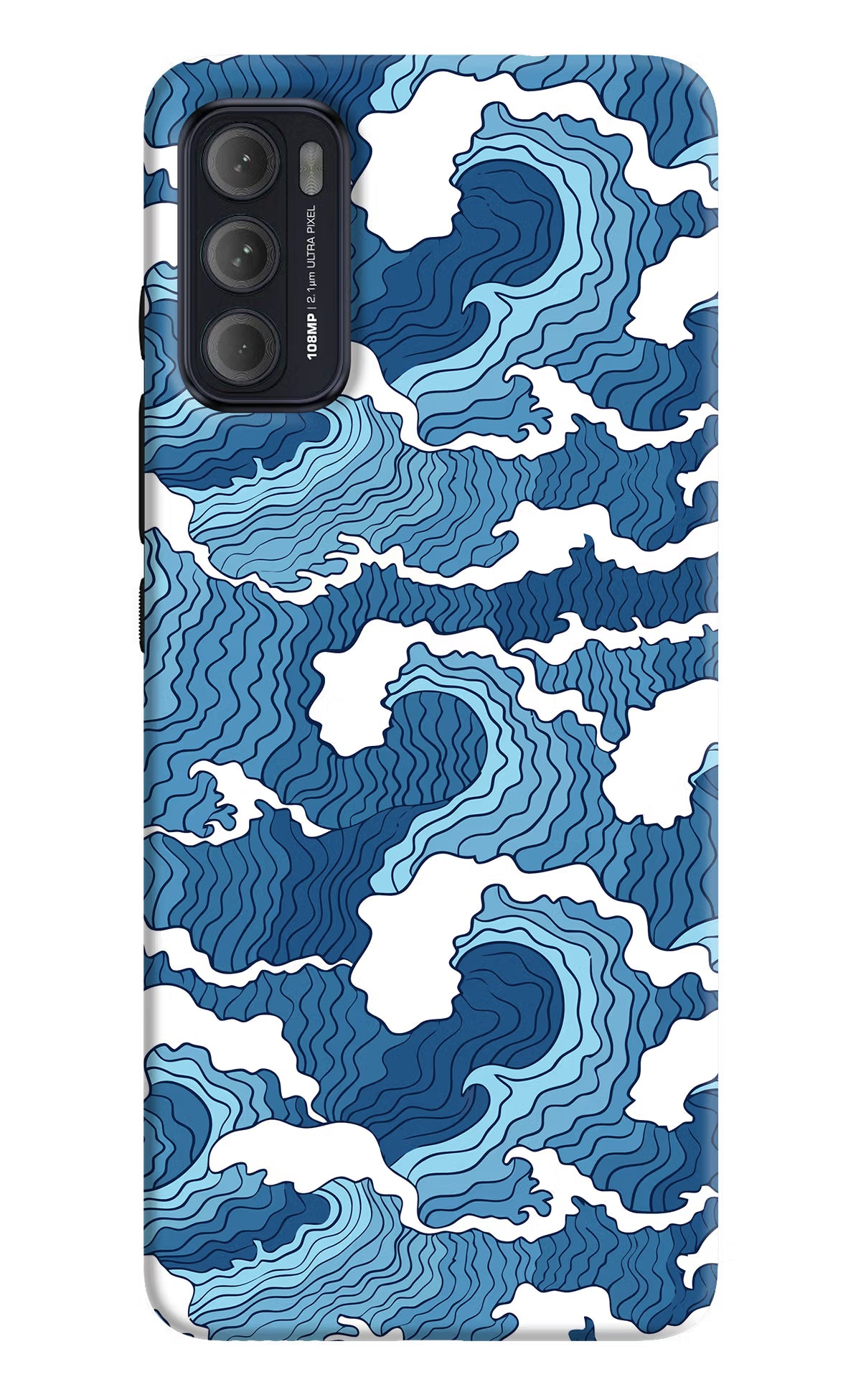 Blue Waves Case for Moto G60/G40 Fusion
