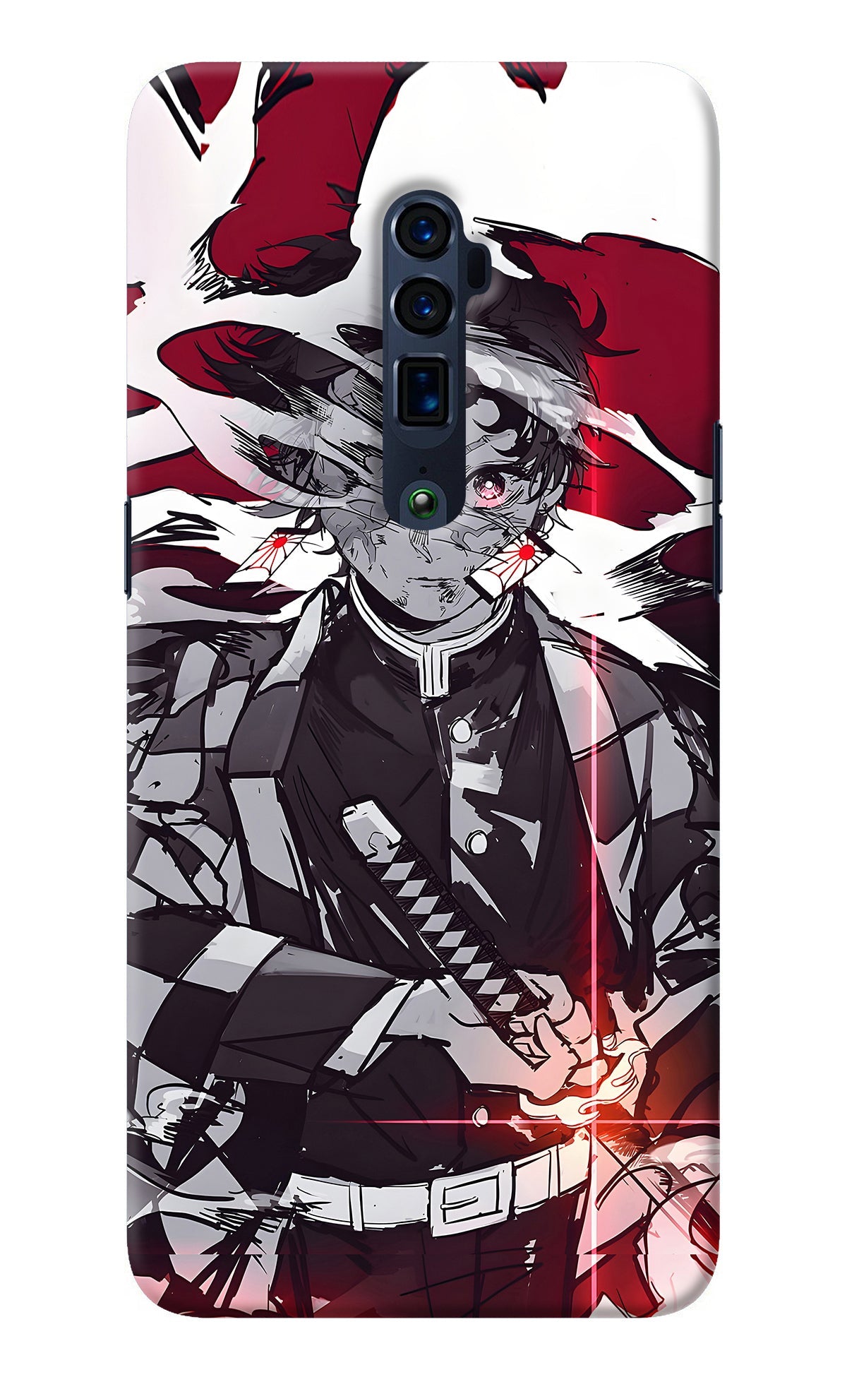Demon Slayer Oppo Reno 10x Zoom Back Cover