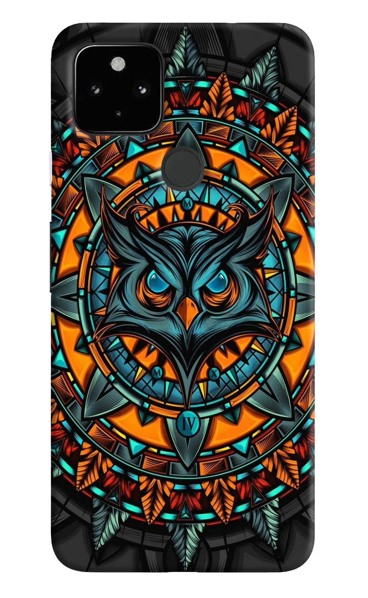 Angry Owl Art Case for Google Pixel 4A by Casekaro