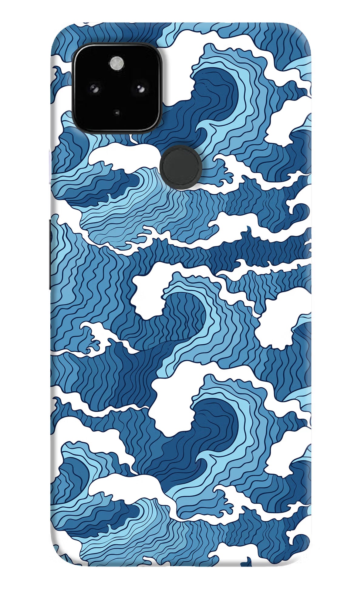 Blue Waves Case for Google Pixel 4A by Casekaro