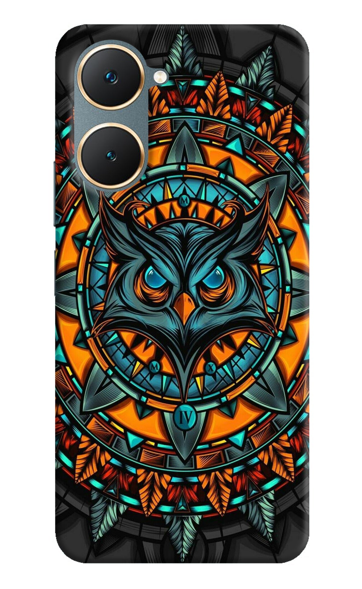 Angry Owl Art Vivo Y18/Y18e Back Cover