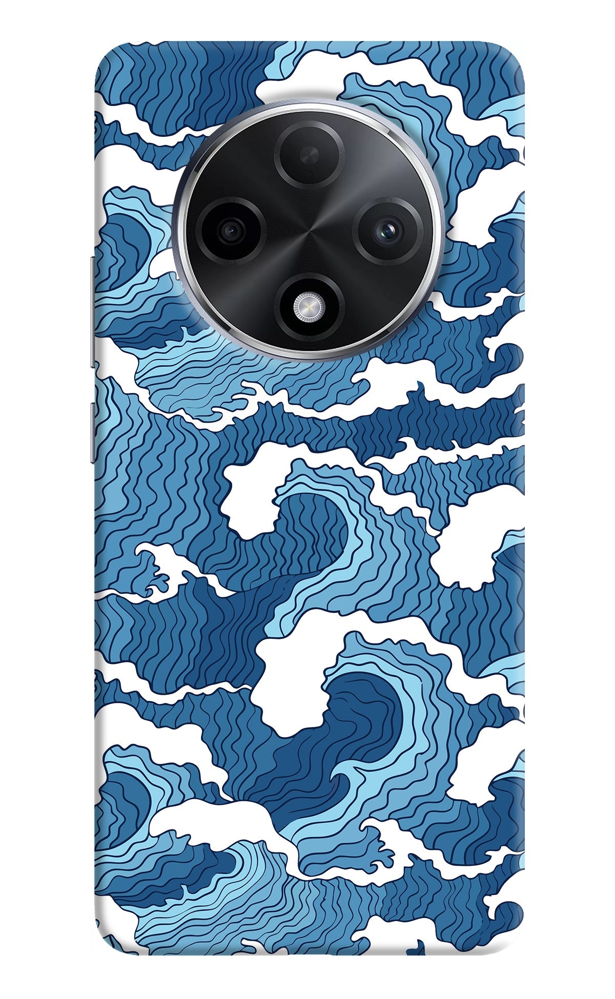 Blue Waves Oppo F27 Pro Plus Back Cover