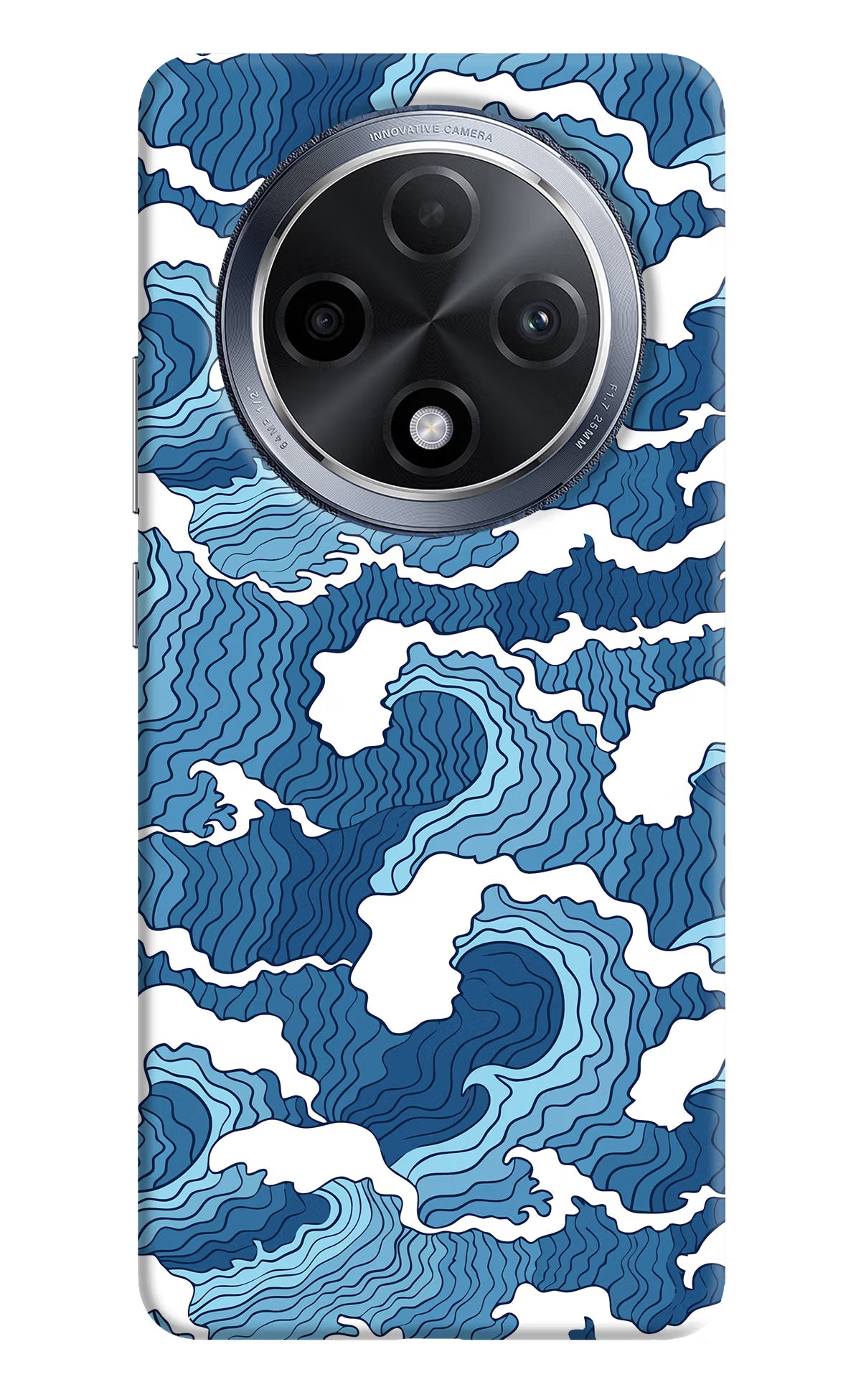Blue Waves Case for Oppo F27 Pro