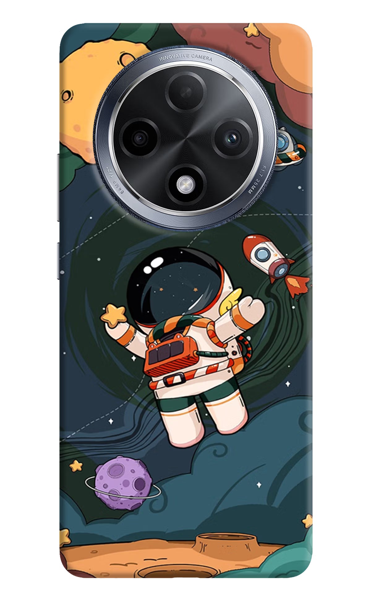 Cartoon Astronaut Case for Oppo F27 Pro