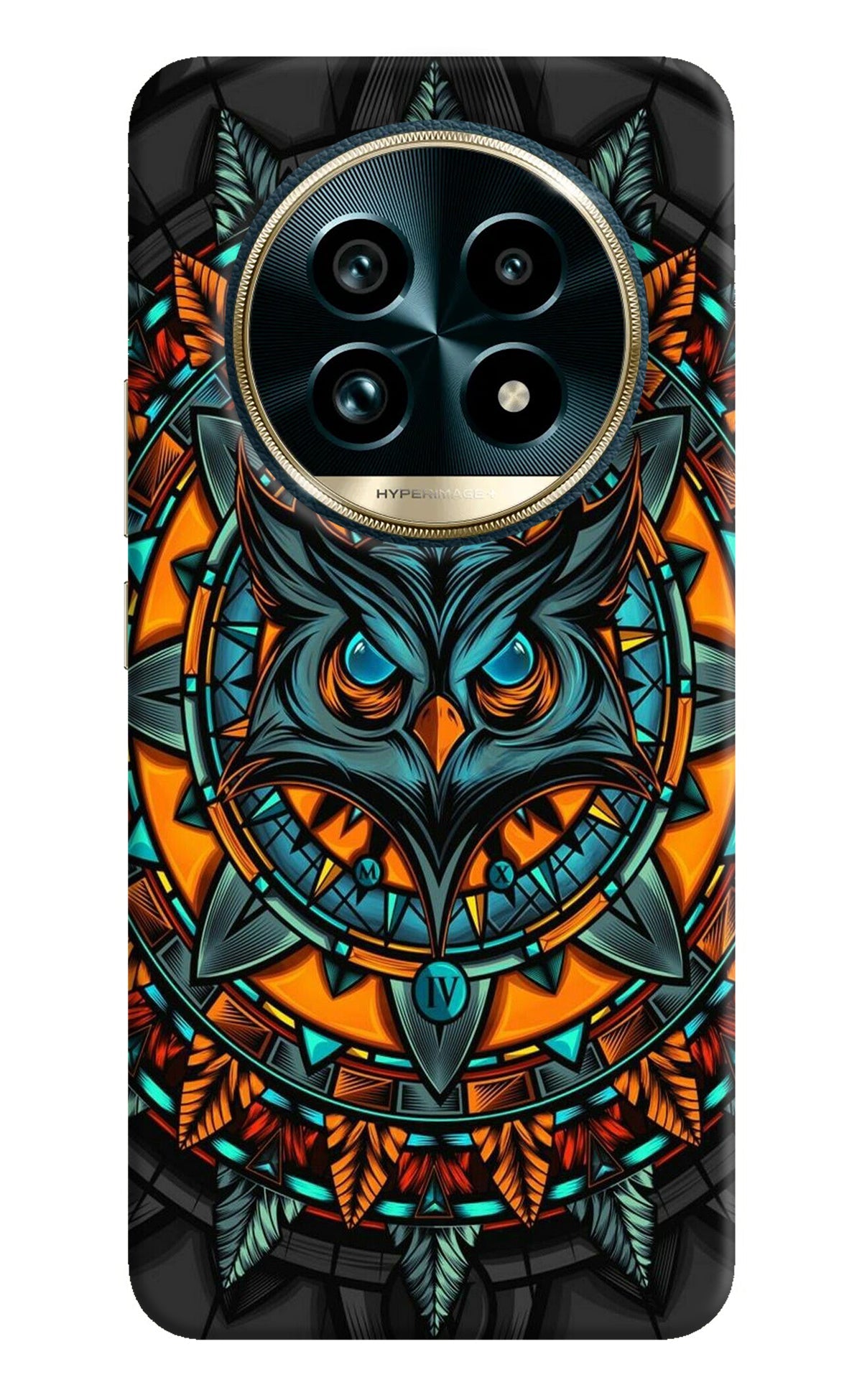 Angry Owl Art Realme 13 Pro+ 5G Back Cover