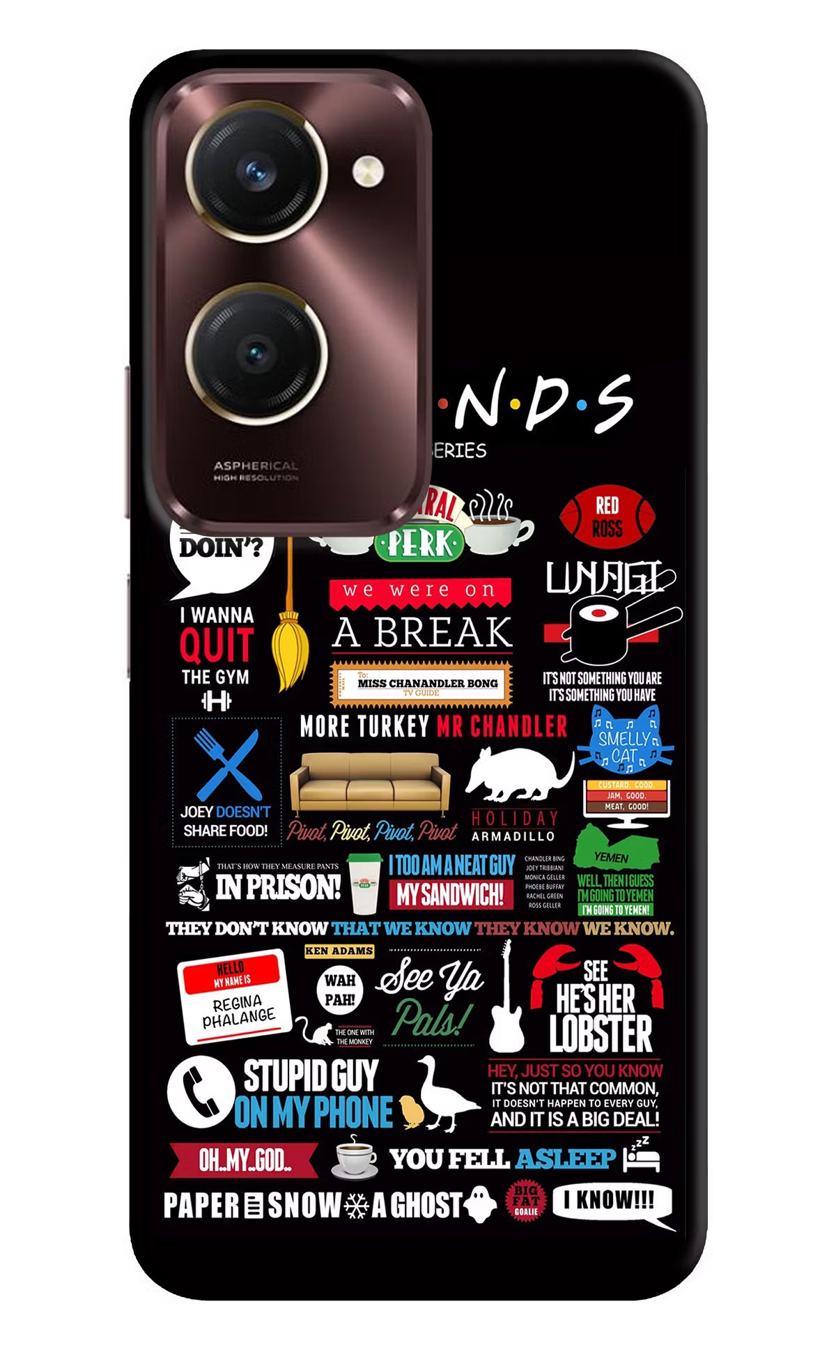 FRIENDS Case for iQOO Z9 Lite 5G