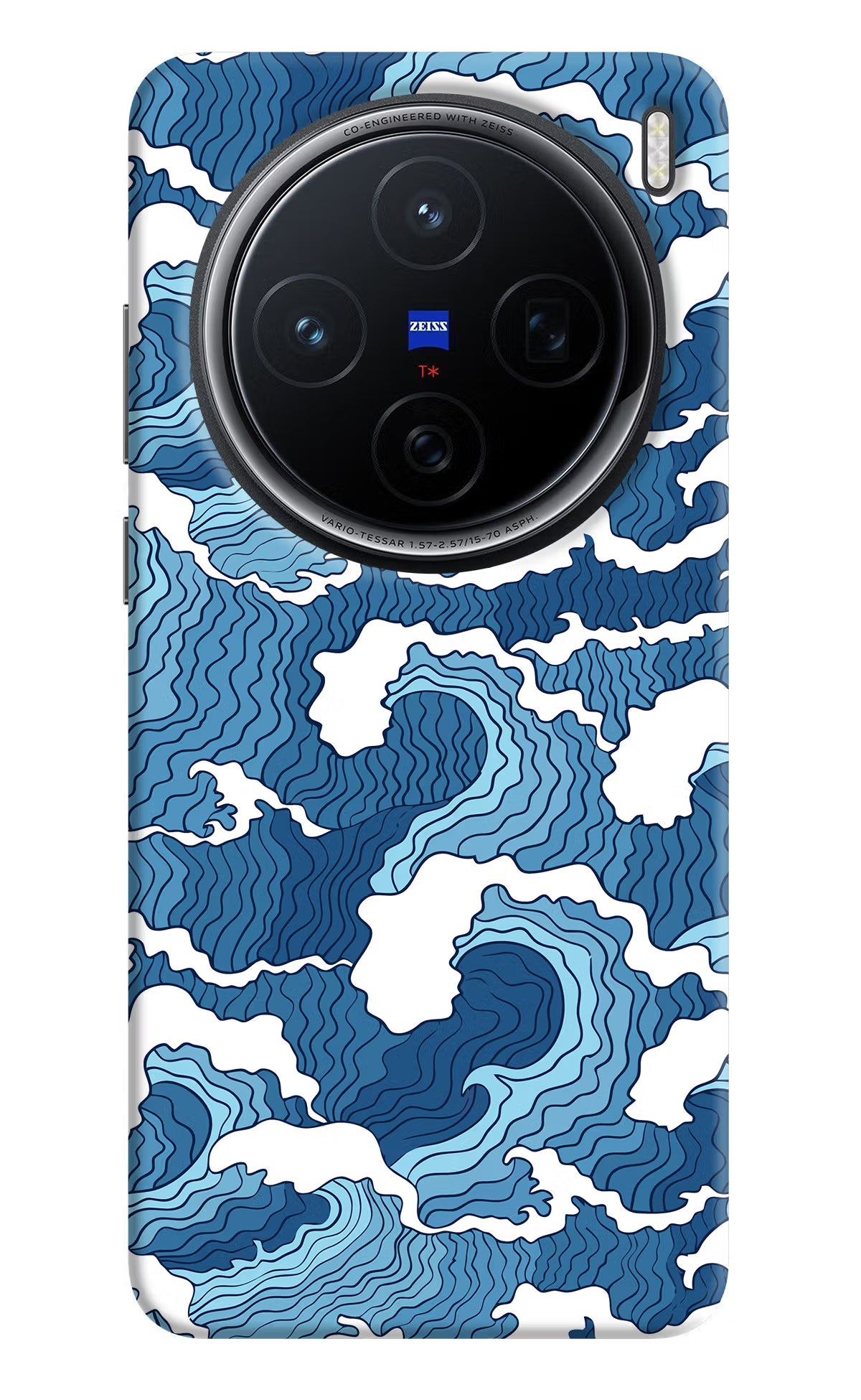 Blue Waves Case for Vivo X200 5G by Casekaro