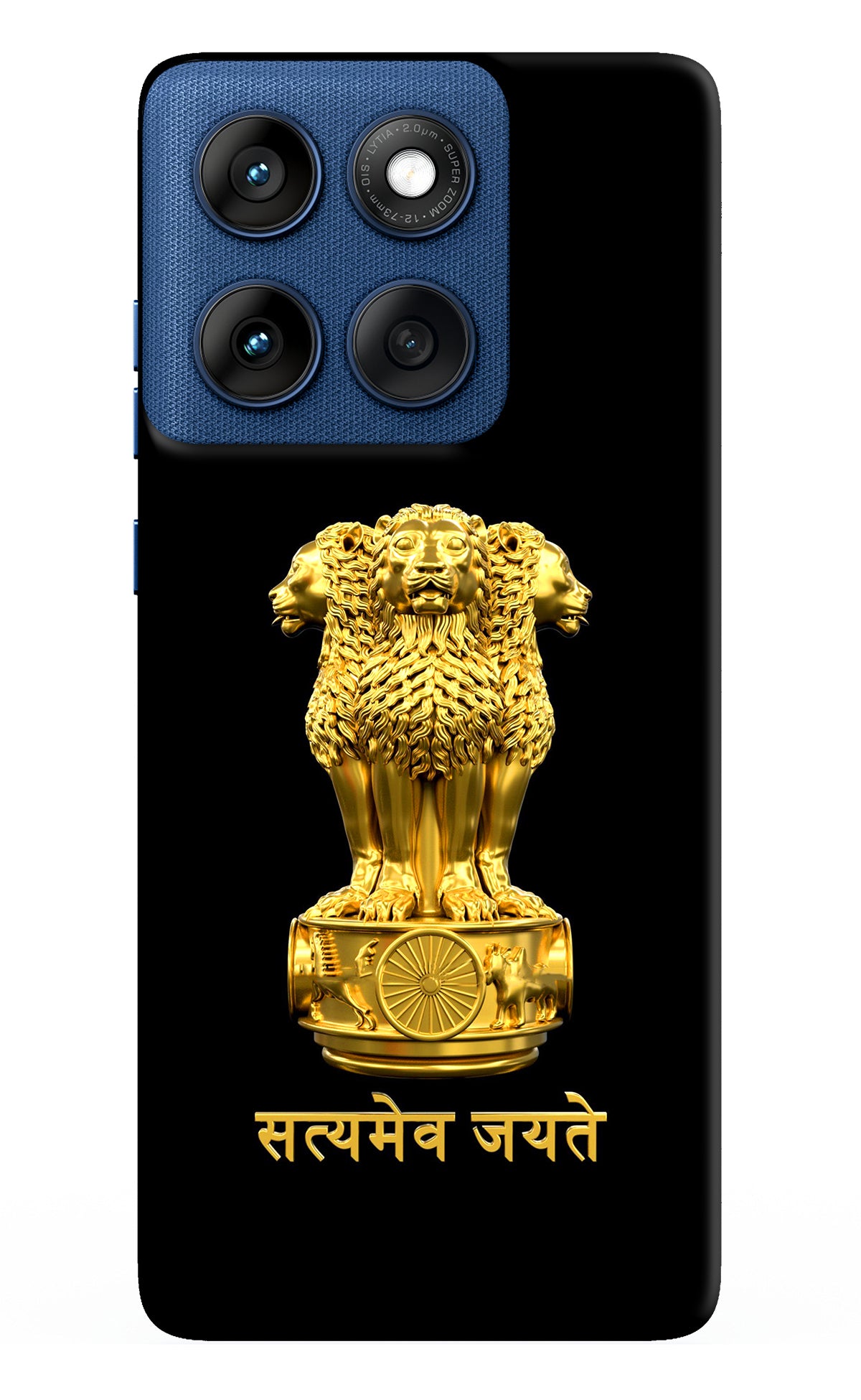 Satyamev Jayate Golden Case for Moto Edge 60