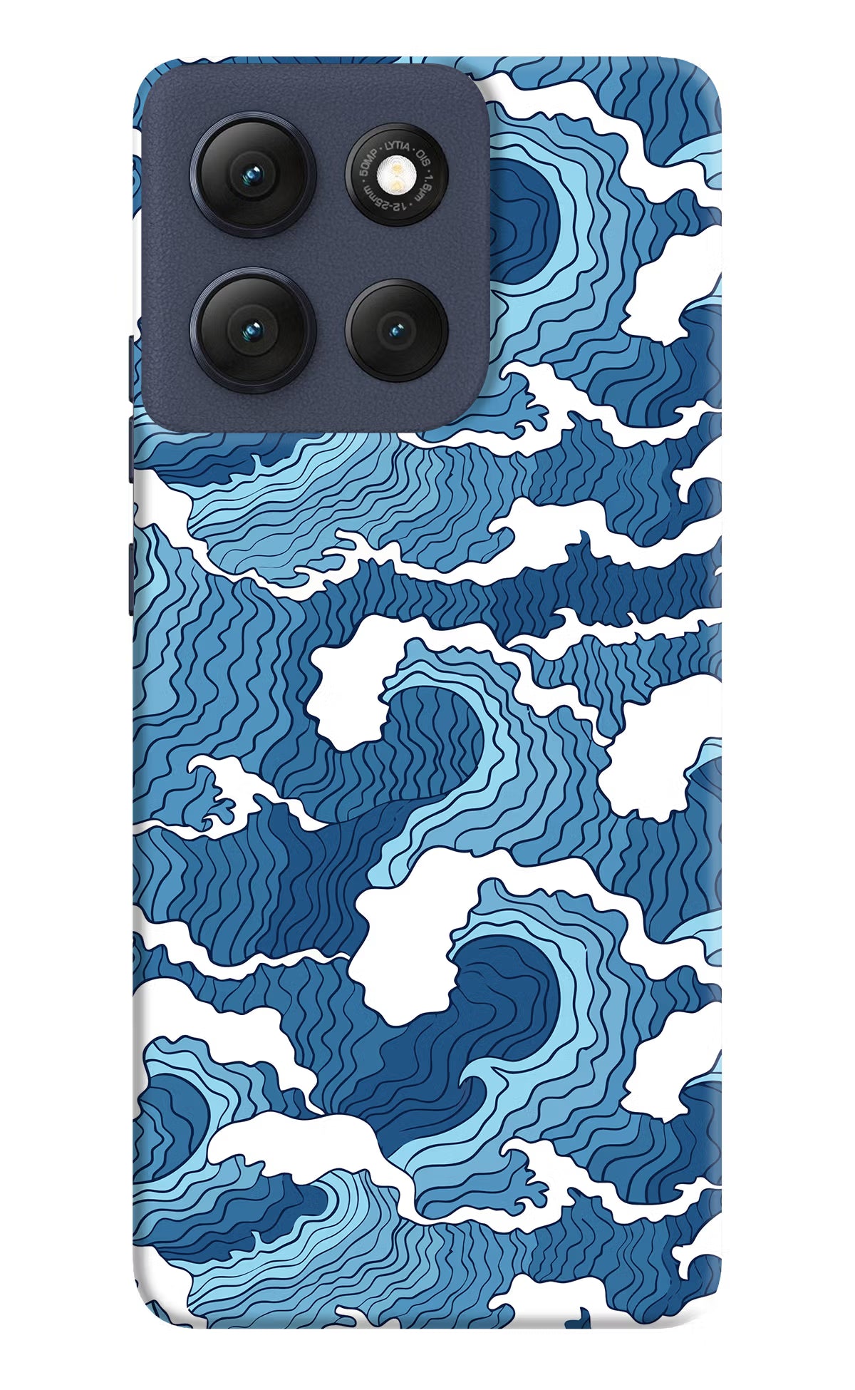 Blue Waves Case for Moto G86 Power by Casekaro