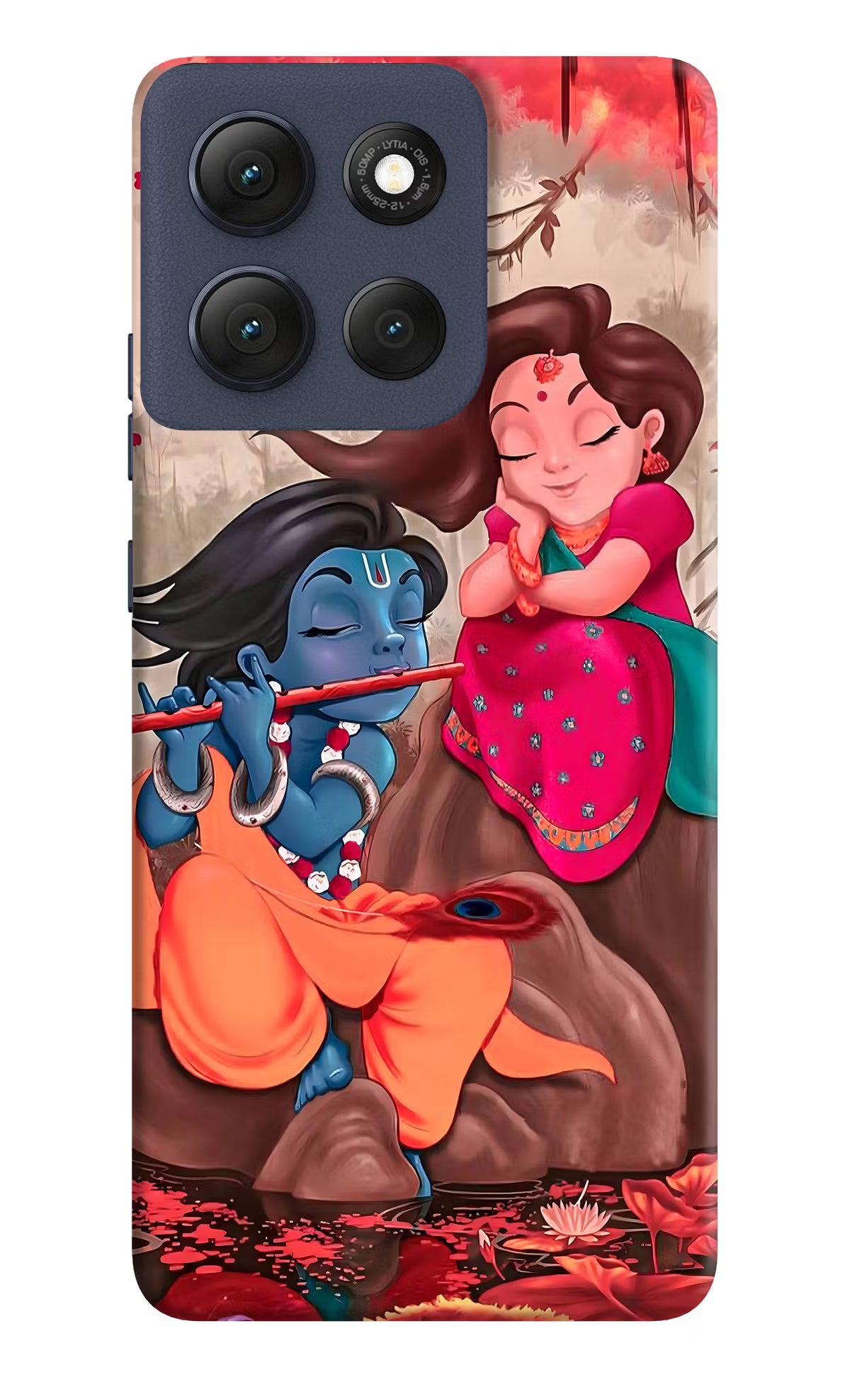 Radhe Krishna Case for Moto G86 Power by Casekaro