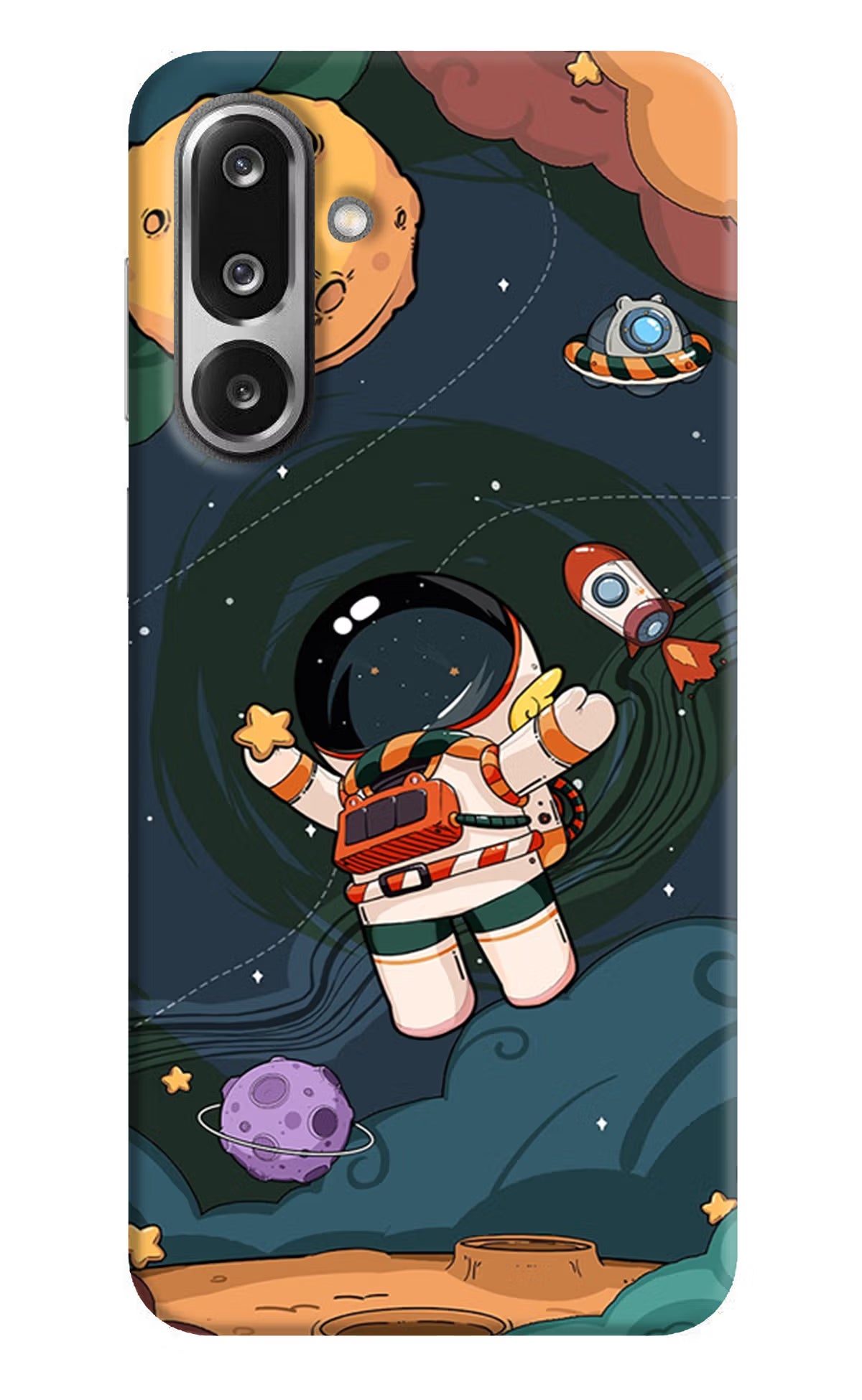 Cartoon Astronaut Case for Samsung F36 5G
