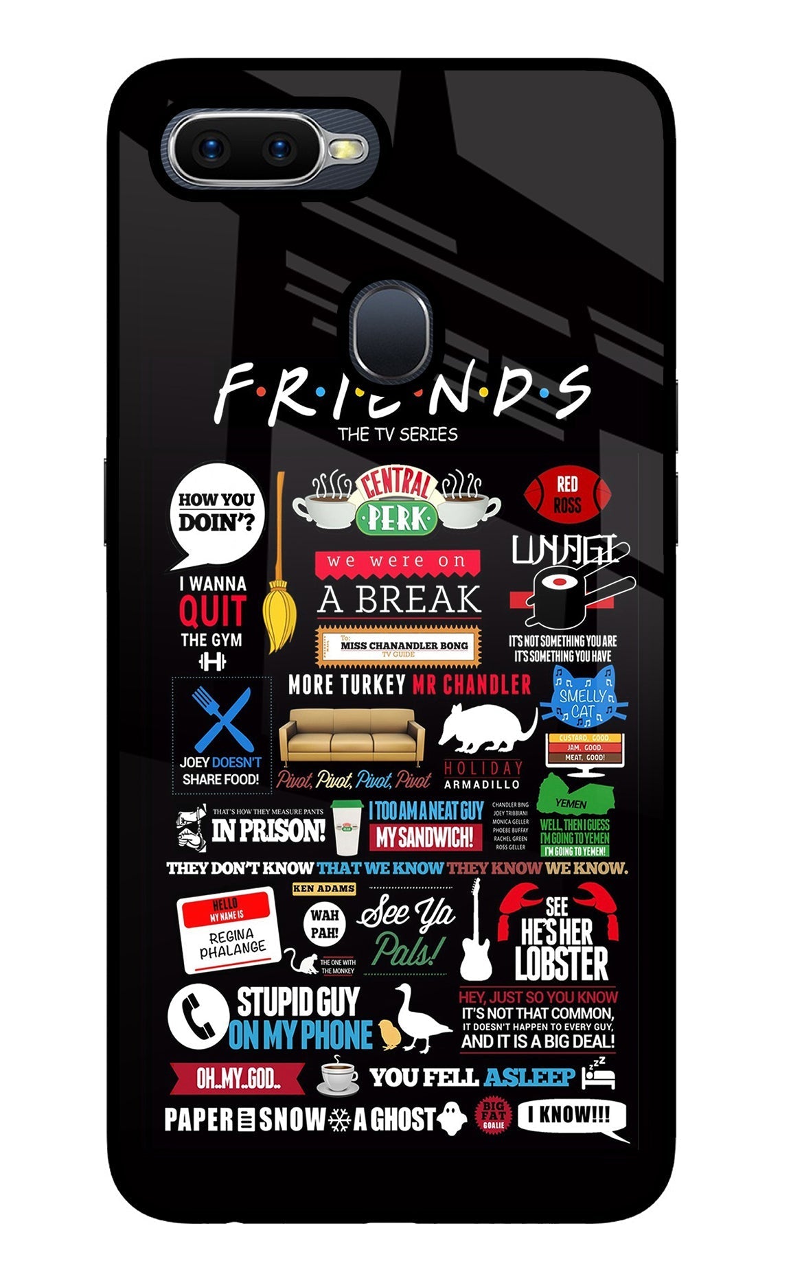FRIENDS Case for Oppo F9/F9 Pro