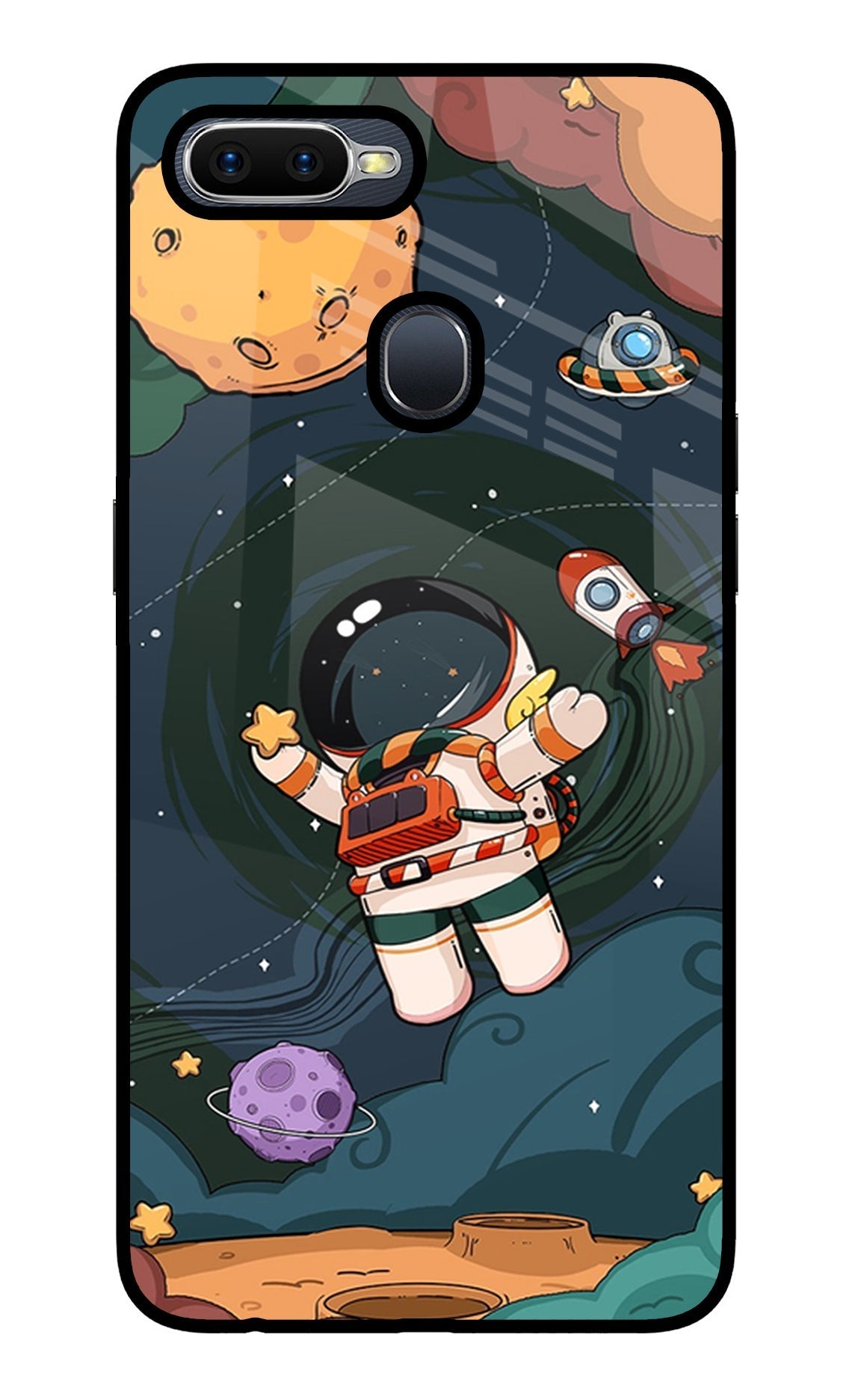 Cartoon Astronaut Case for Oppo F9/F9 Pro