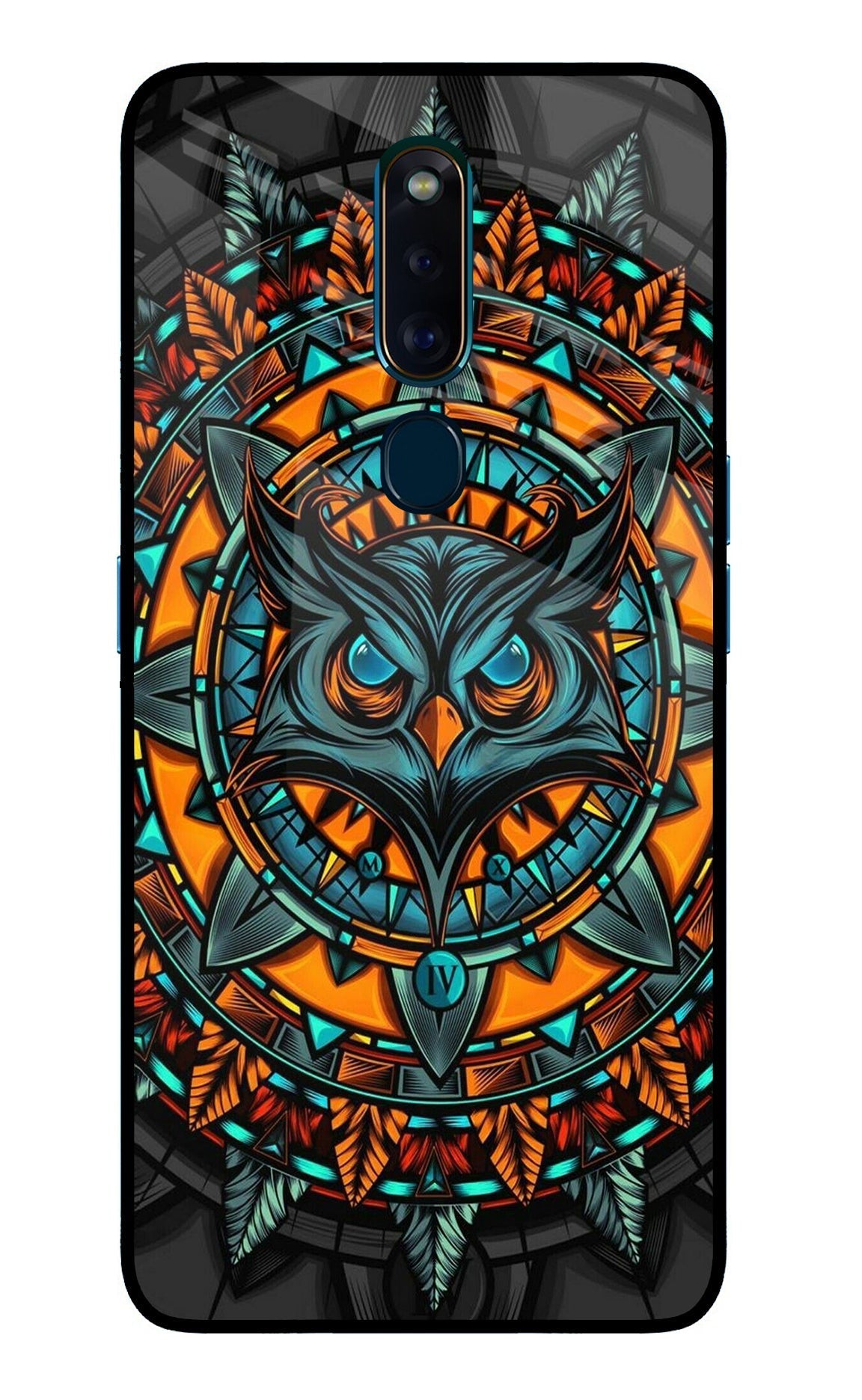 Angry Owl Art Case for Oppo F11 Pro