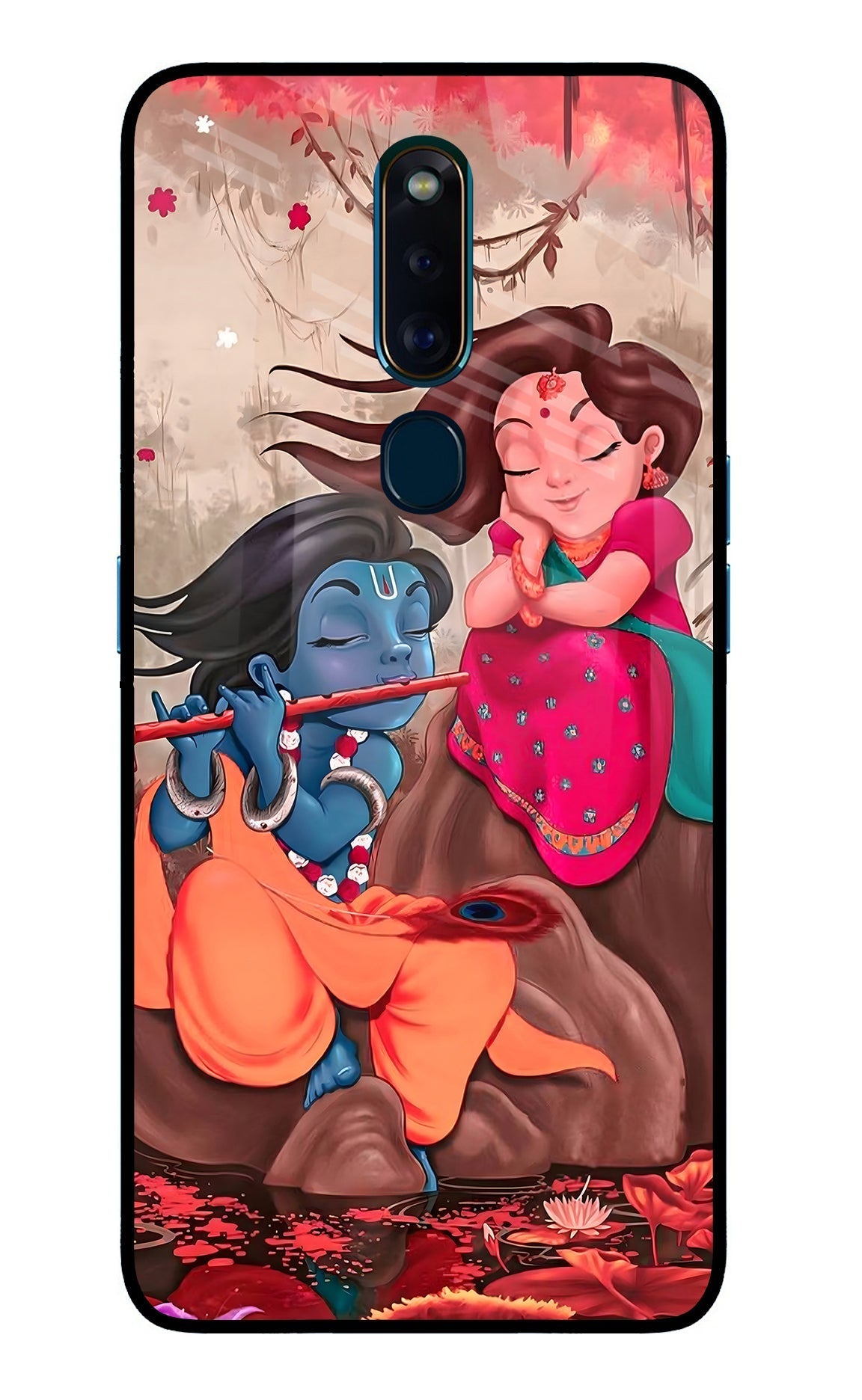 Radhe Krishna Case for Oppo F11 Pro