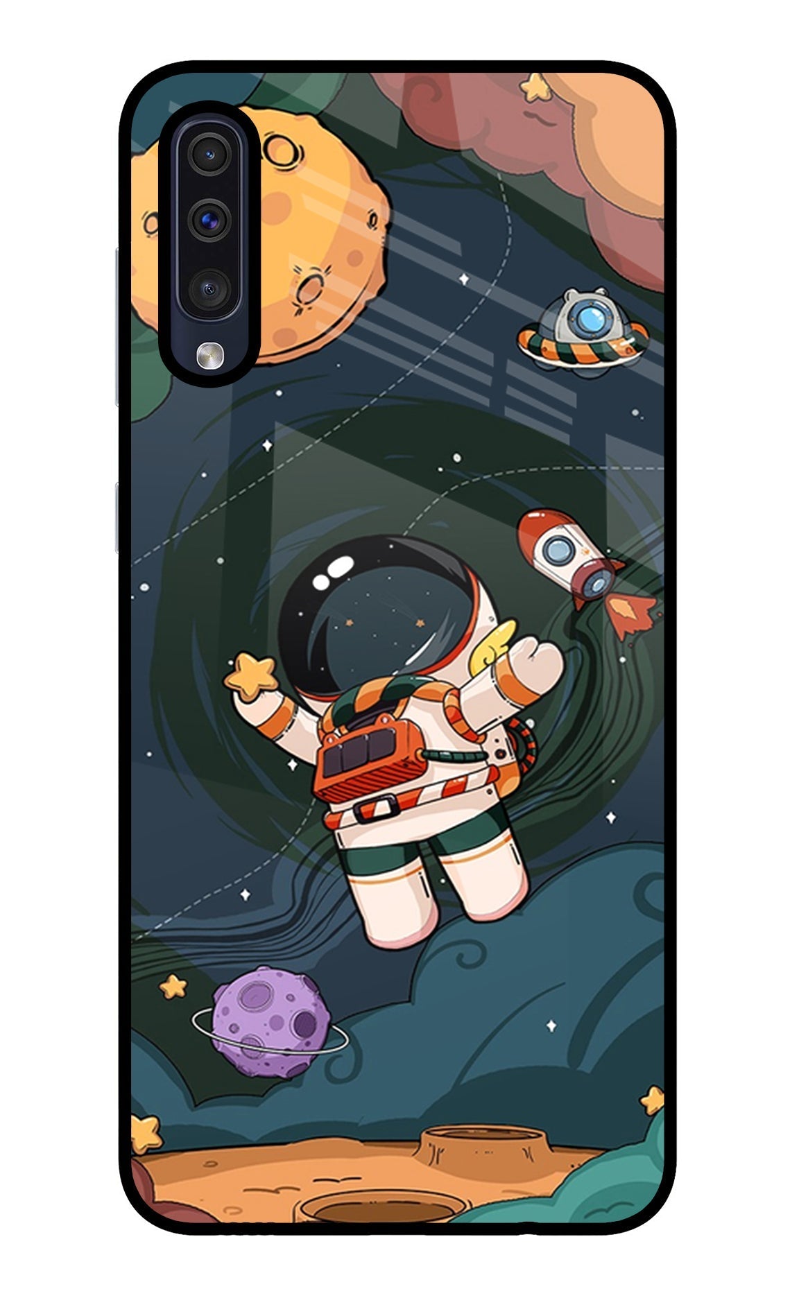 Cartoon Astronaut Case for Samsung A50/A50s/A30s