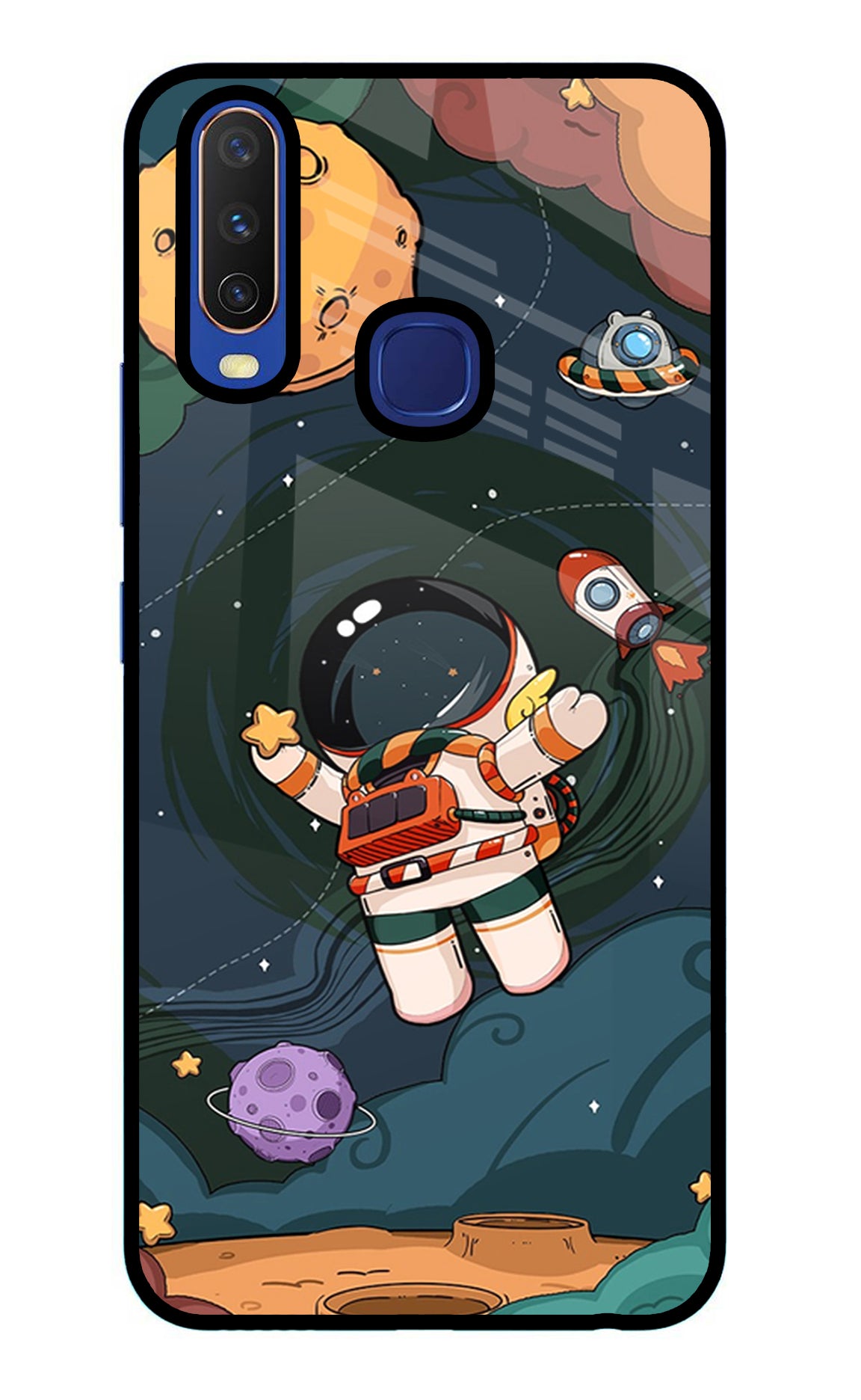 Cartoon Astronaut Case for Vivo Y11/Y12/U10