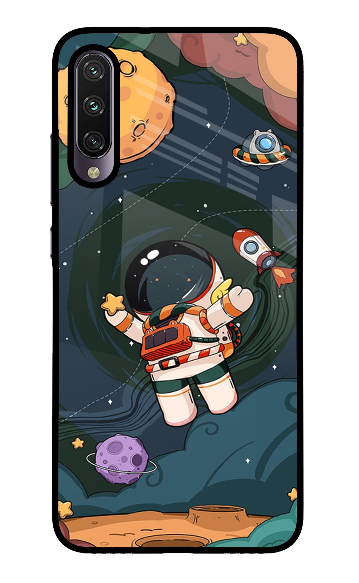 Cartoon Astronaut Case for Mi A3