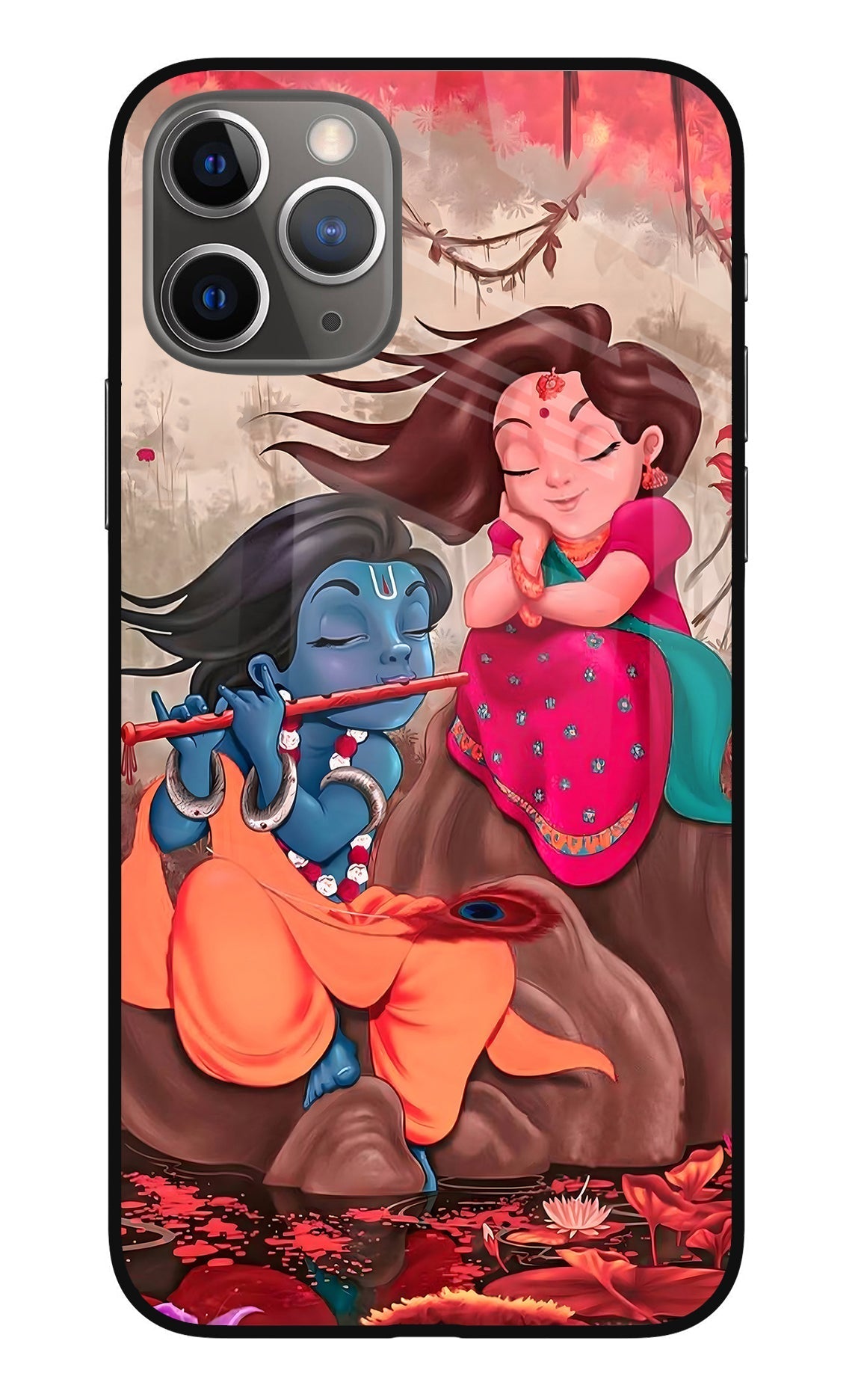 Radhe Krishna Case for iPhone 11 Pro