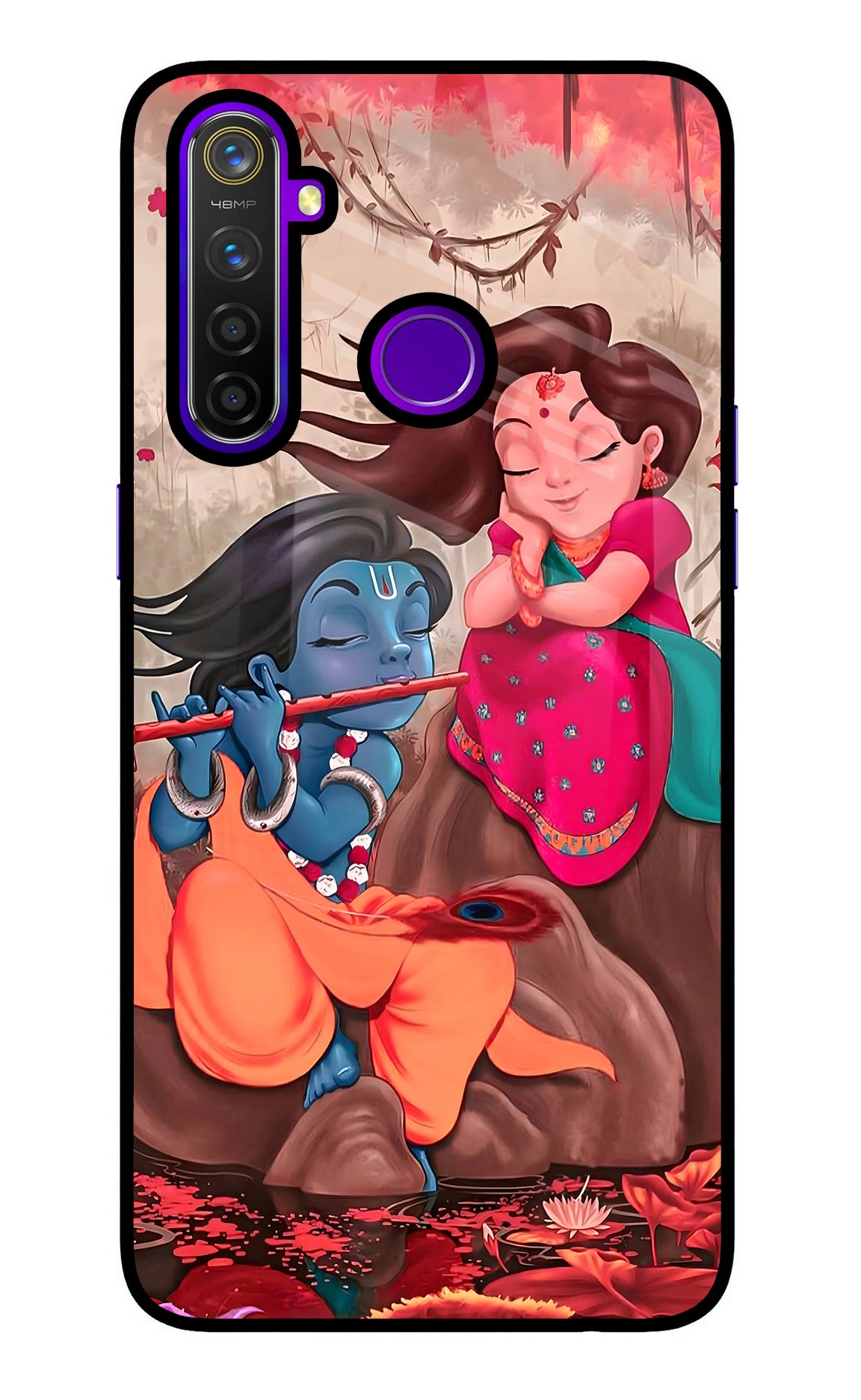 Radhe Krishna Case for Realme 5 Pro