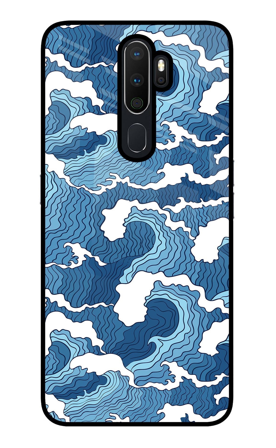 Blue Waves Case for Oppo A5 2020/A9 2020