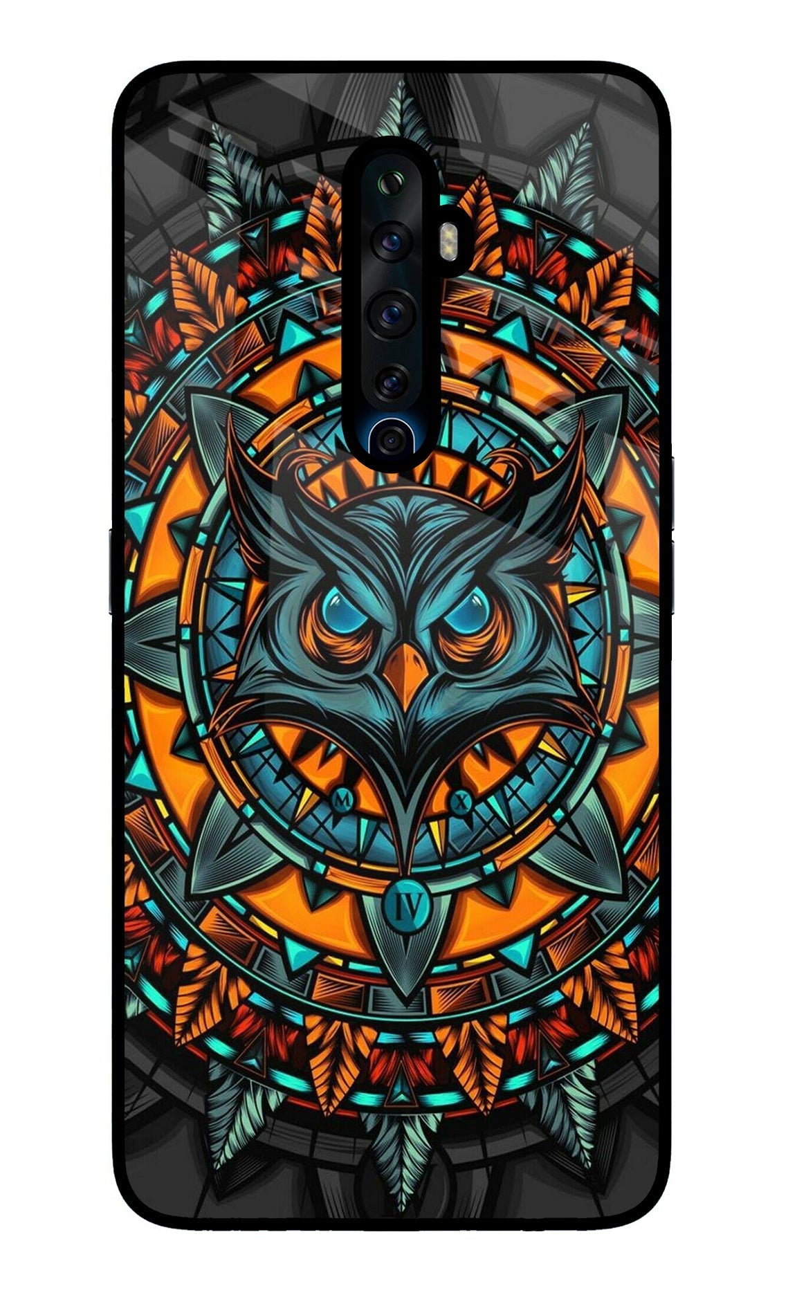 Angry Owl Art Case for Oppo Reno2 Z