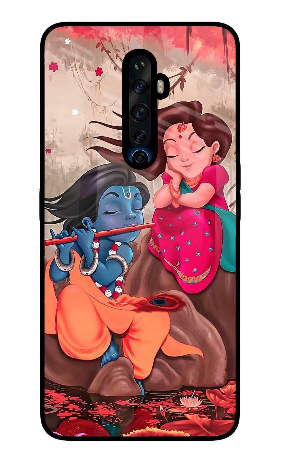 Radhe Krishna Case for Oppo Reno2 Z