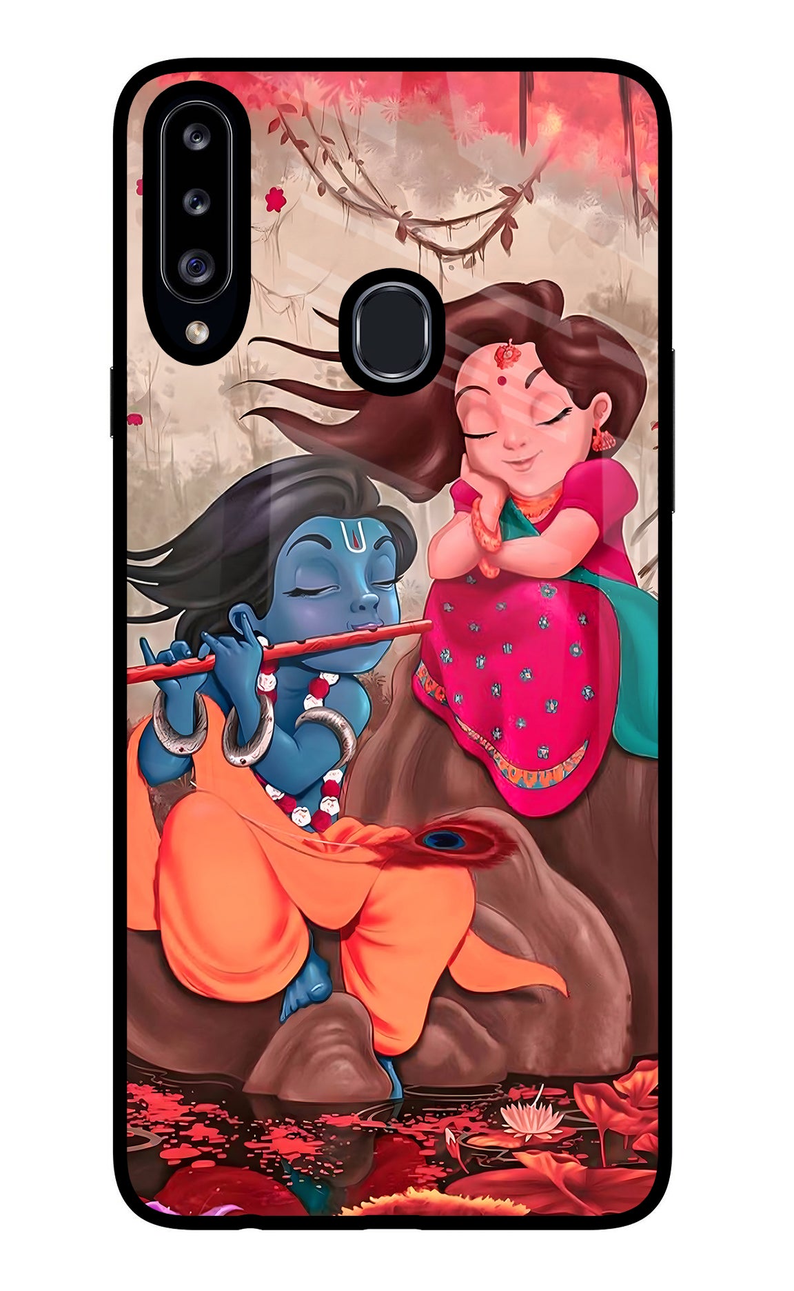 Radhe Krishna Case for Samsung A20s