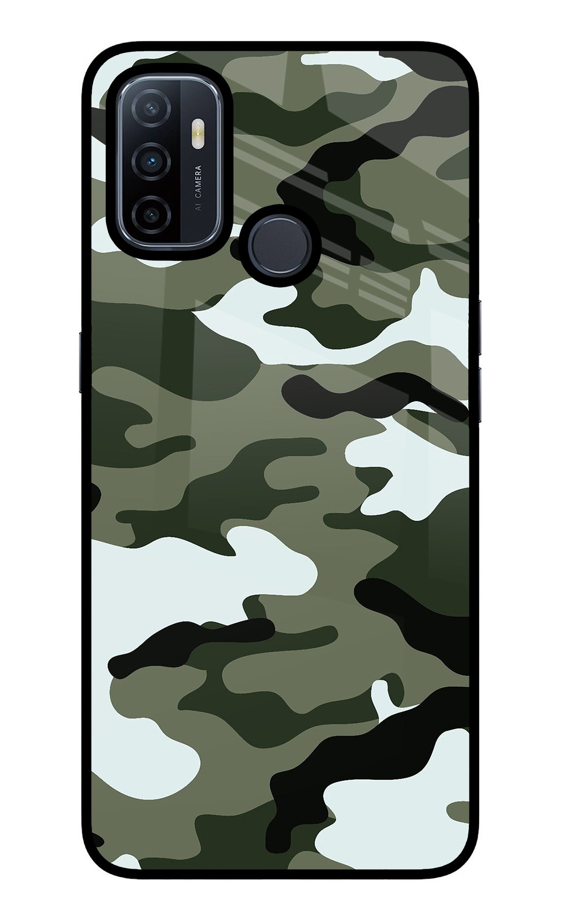 Camouflage Case for Oppo A53 2020
