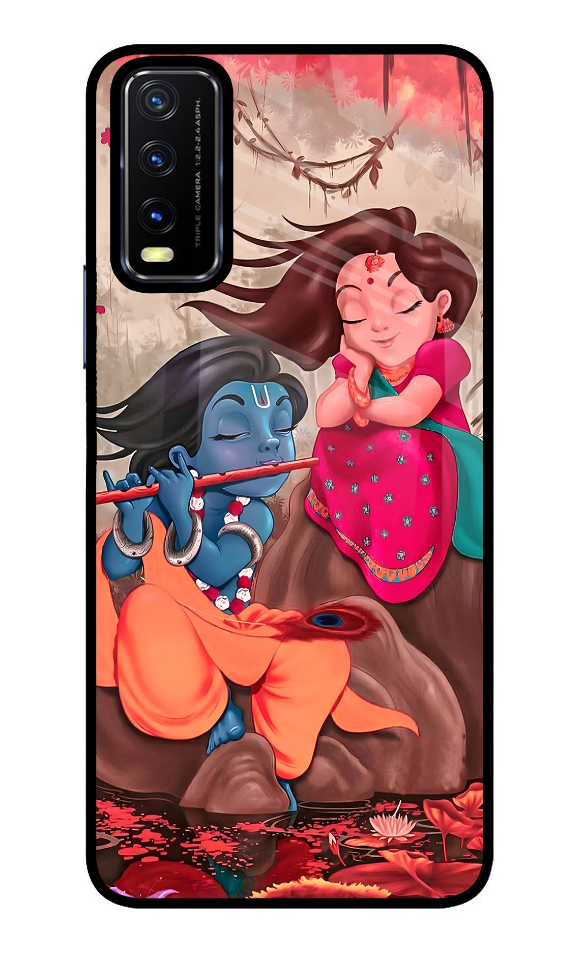 Radhe Krishna Case for Vivo Y20/Y20i