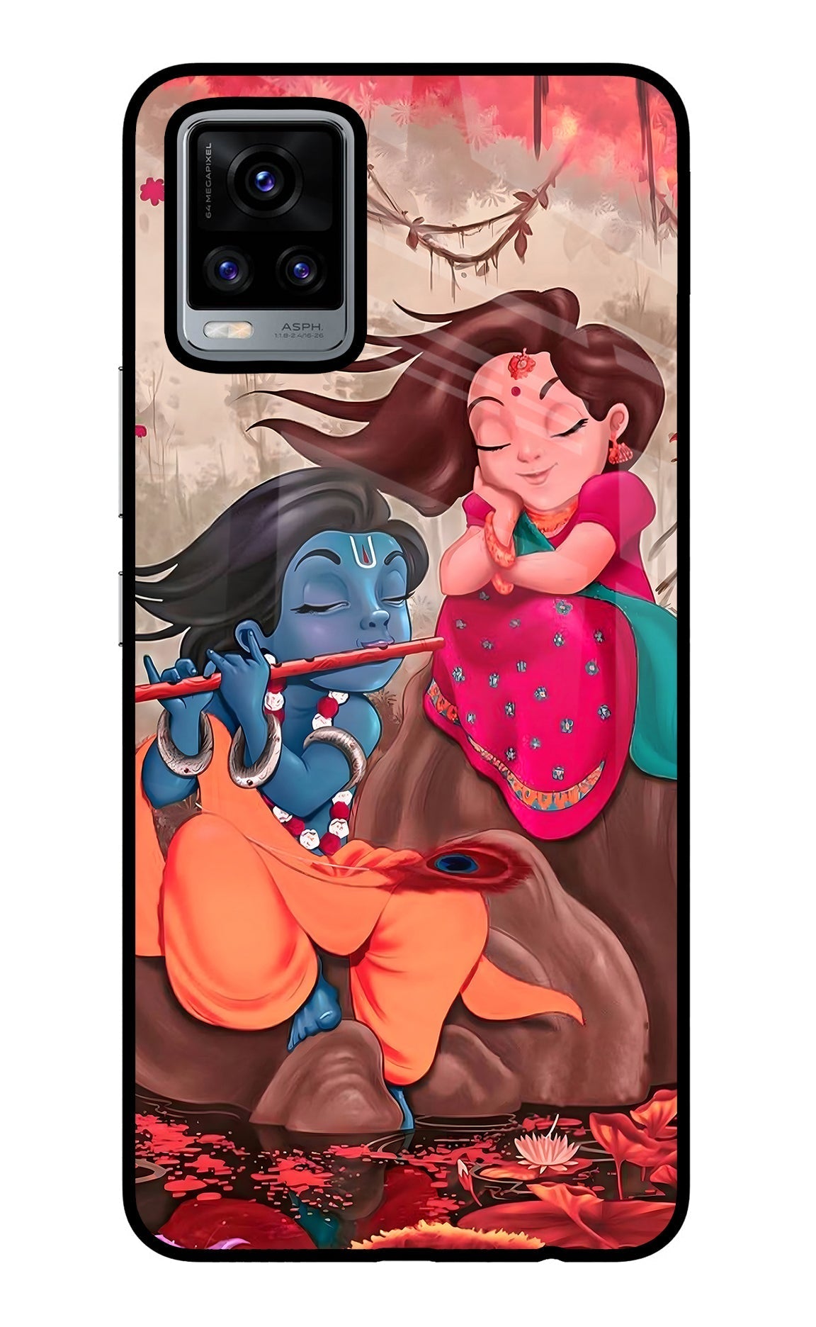 Radhe Krishna Case for Vivo V20