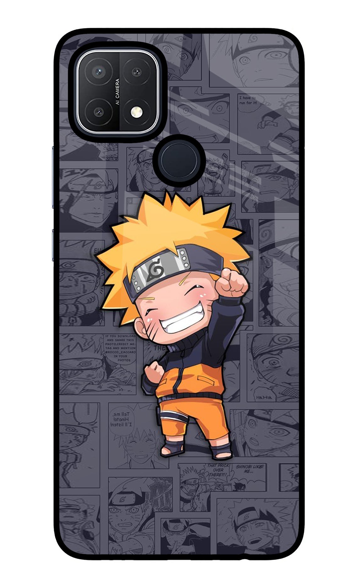 Chota Naruto Case for Oppo A15/A15s