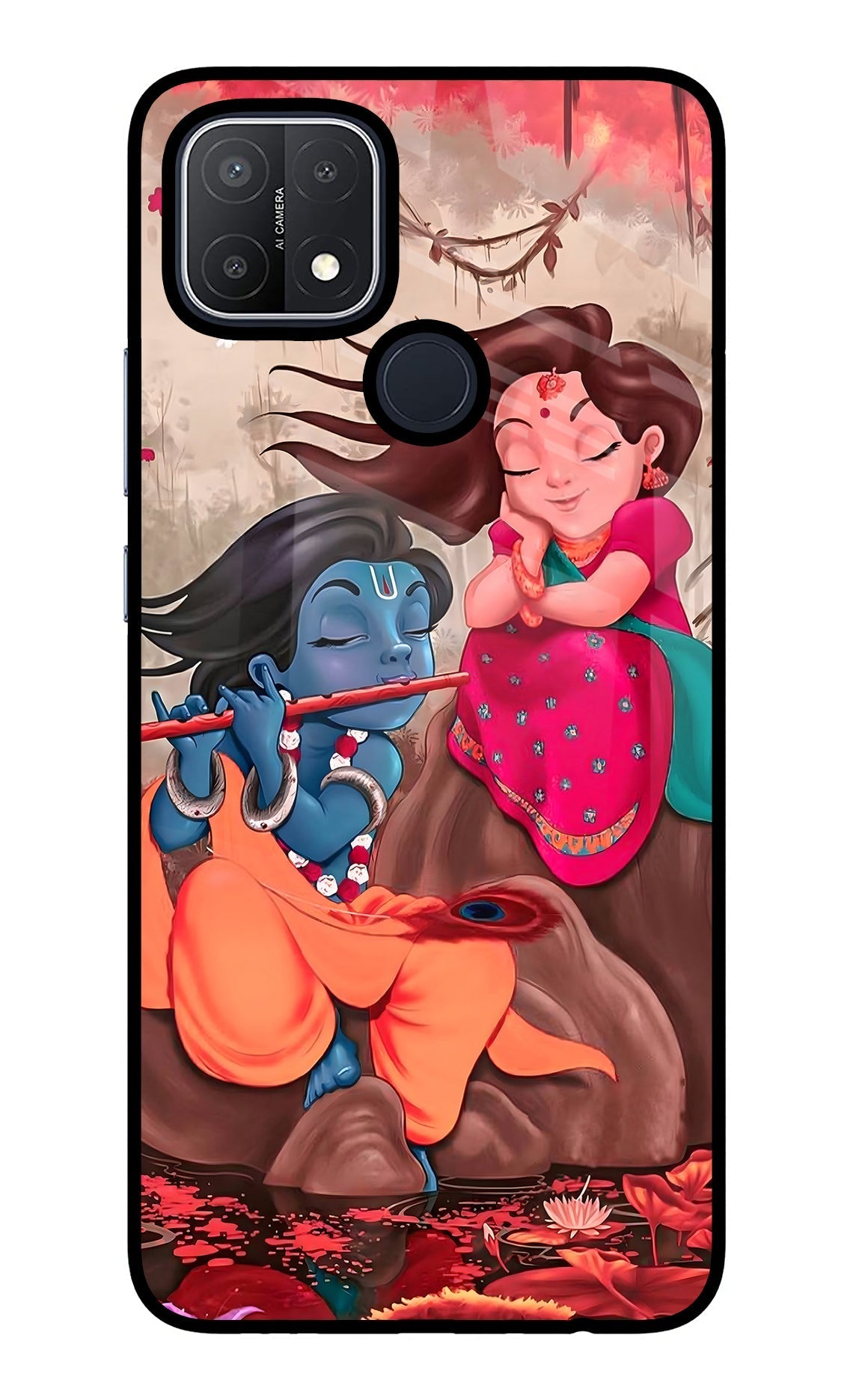 Radhe Krishna Case for Oppo A15/A15s