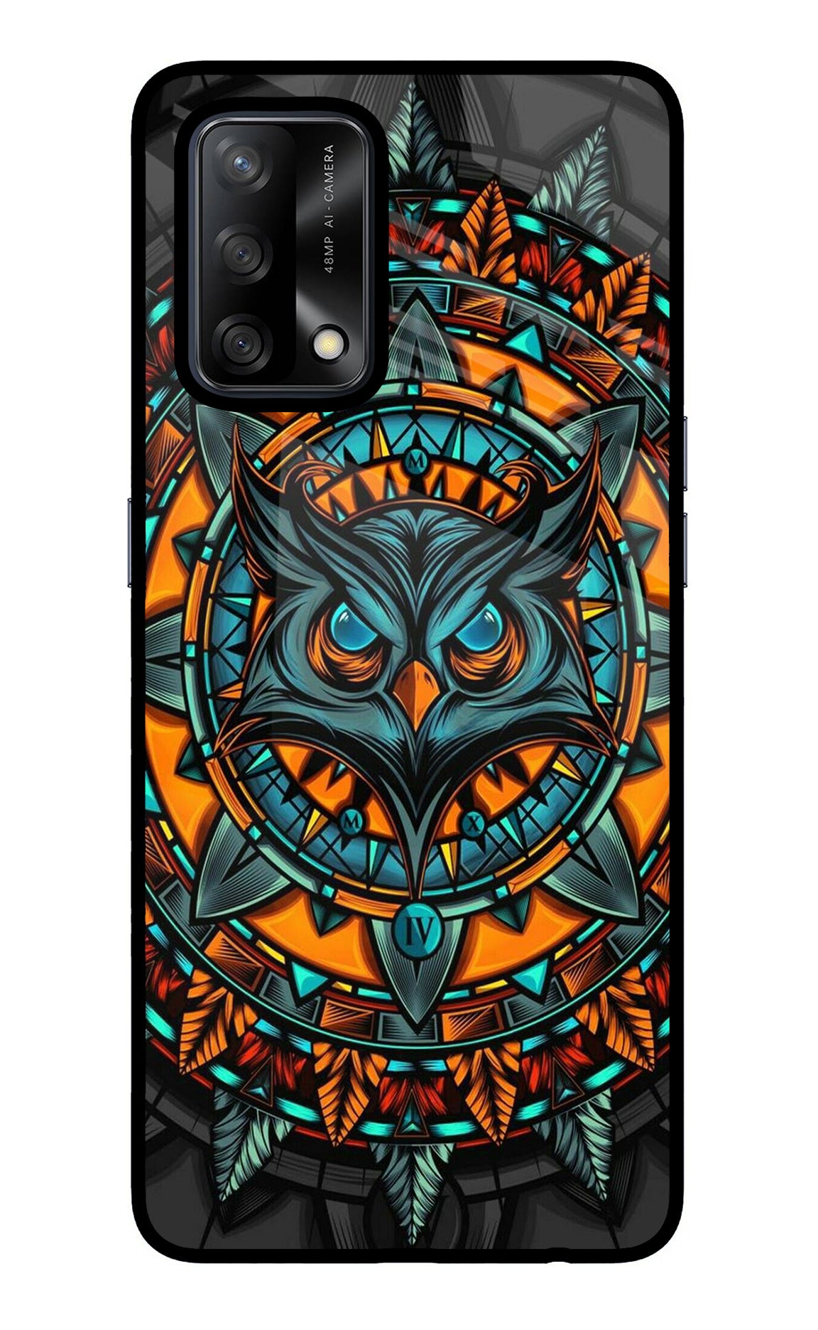 Angry Owl Art Case for Oppo F19/F19s