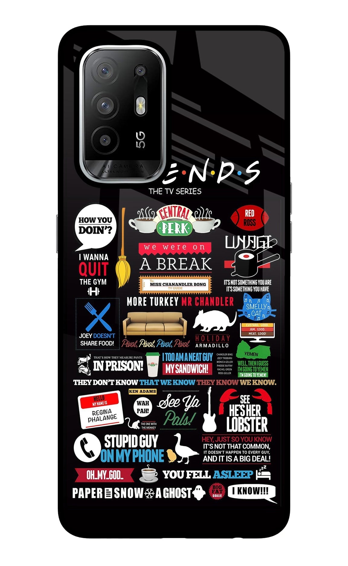 FRIENDS Case for Oppo F19 Pro+
