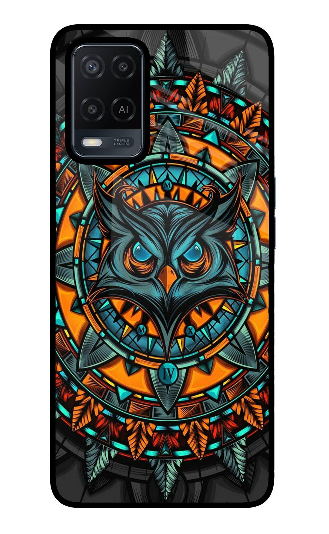 Angry Owl Art Case for Oppo A54