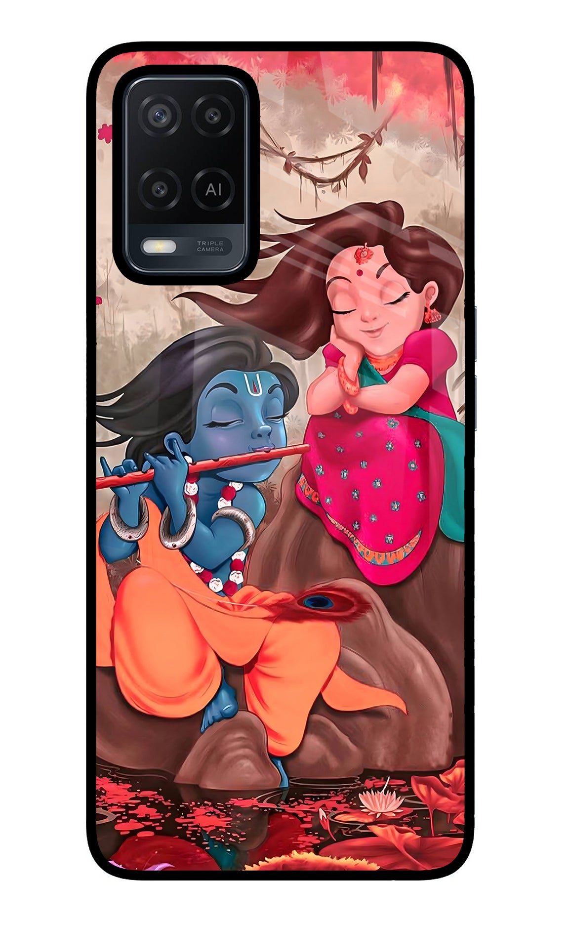Radhe Krishna Case for Oppo A54