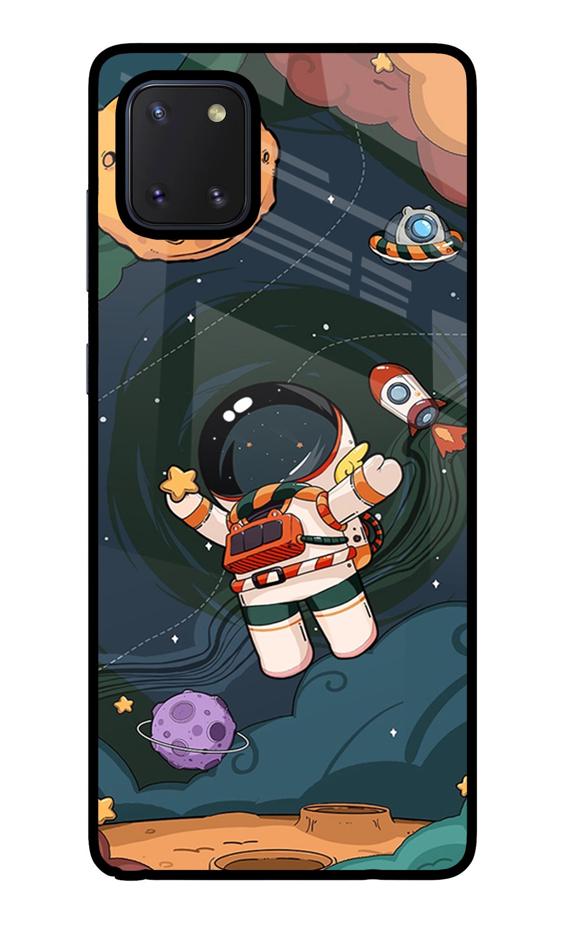 Cartoon Astronaut Case for Samsung Note 10 Lite