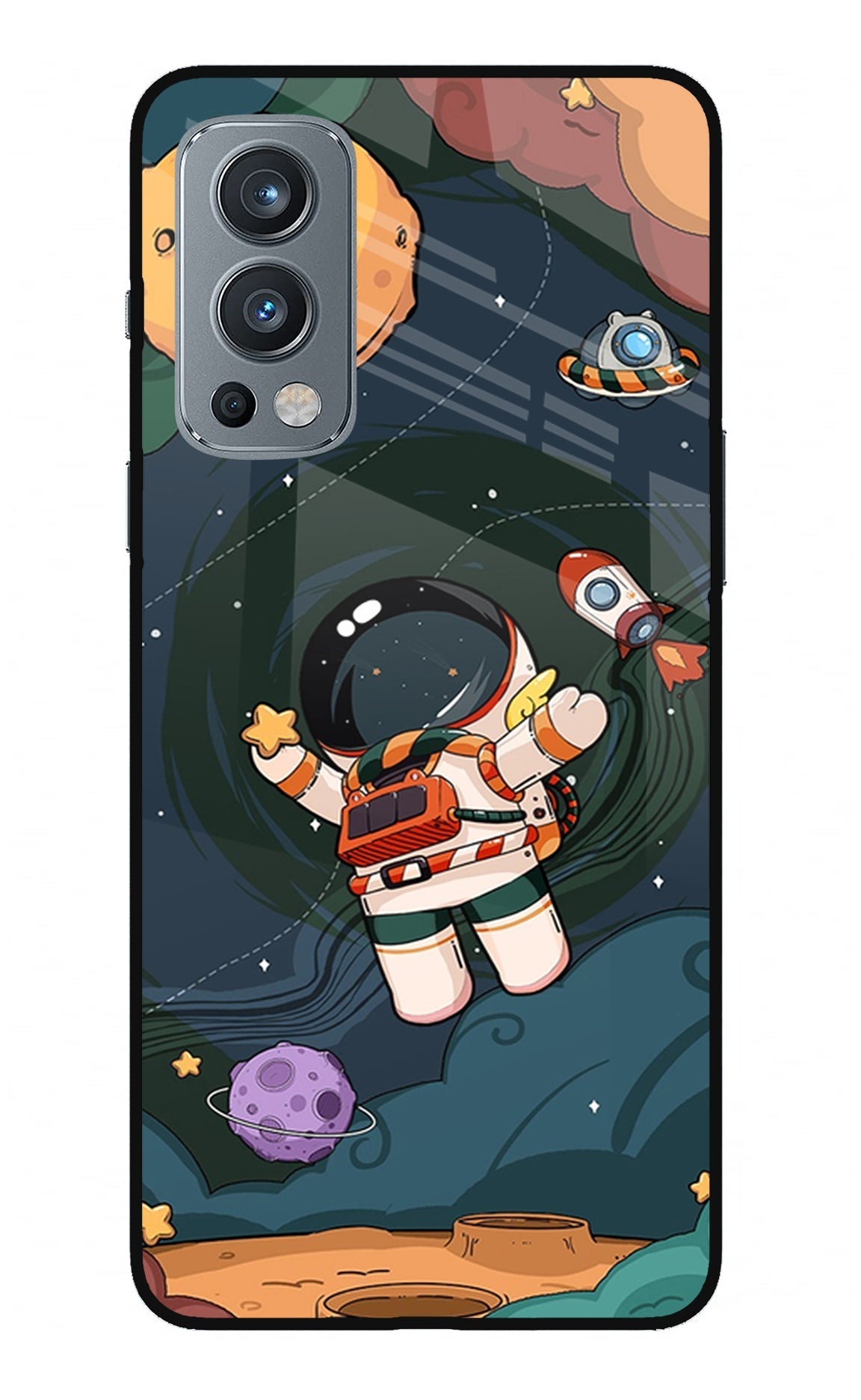 Cartoon Astronaut Case for OnePlus Nord 2 5G