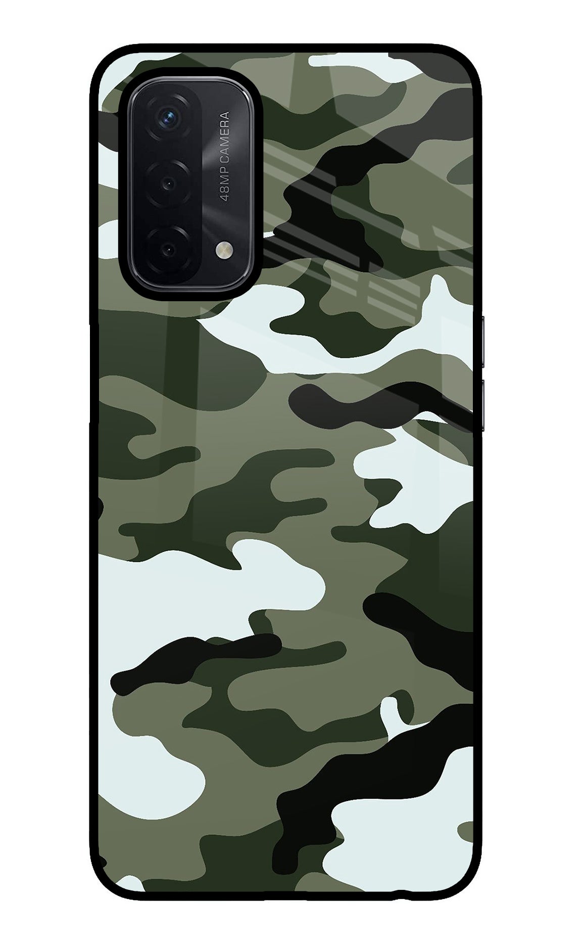 Camouflage Case for Oppo A74 5G