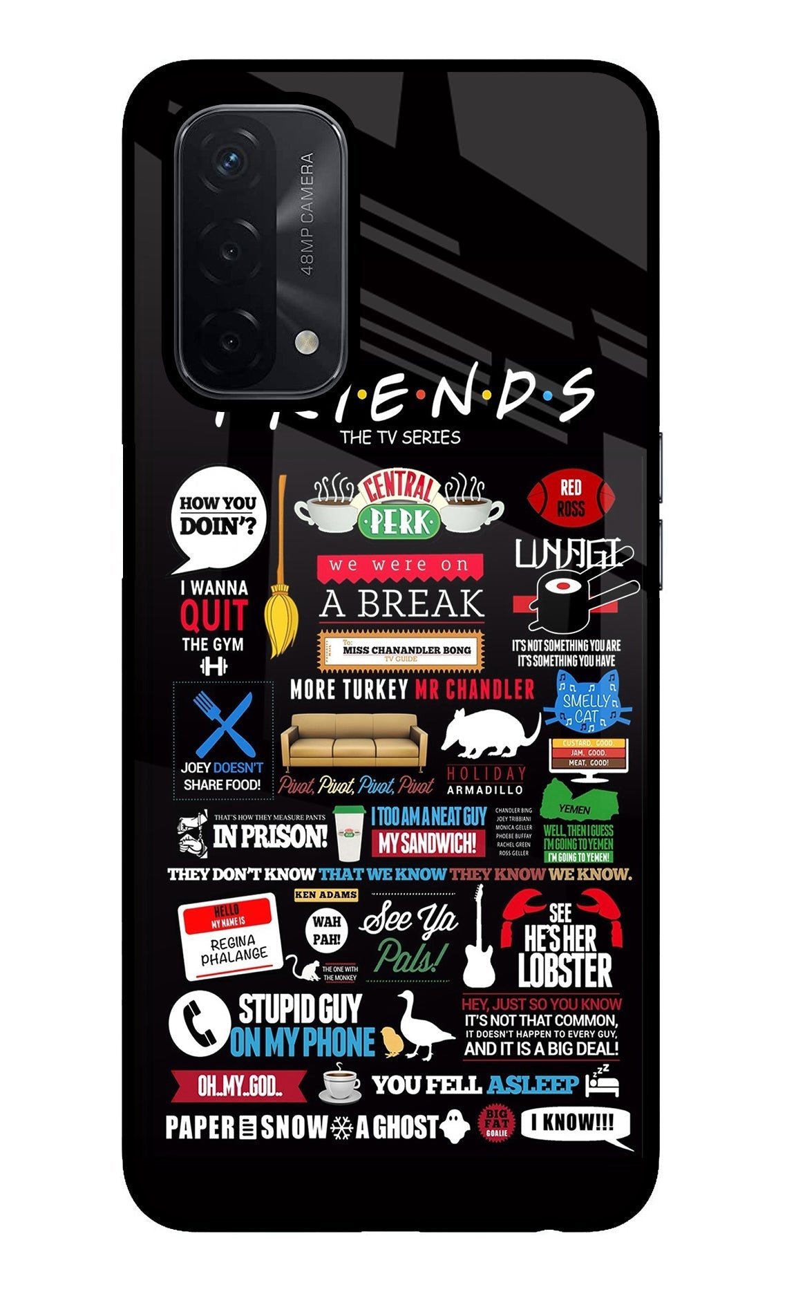 FRIENDS Case for Oppo A74 5G