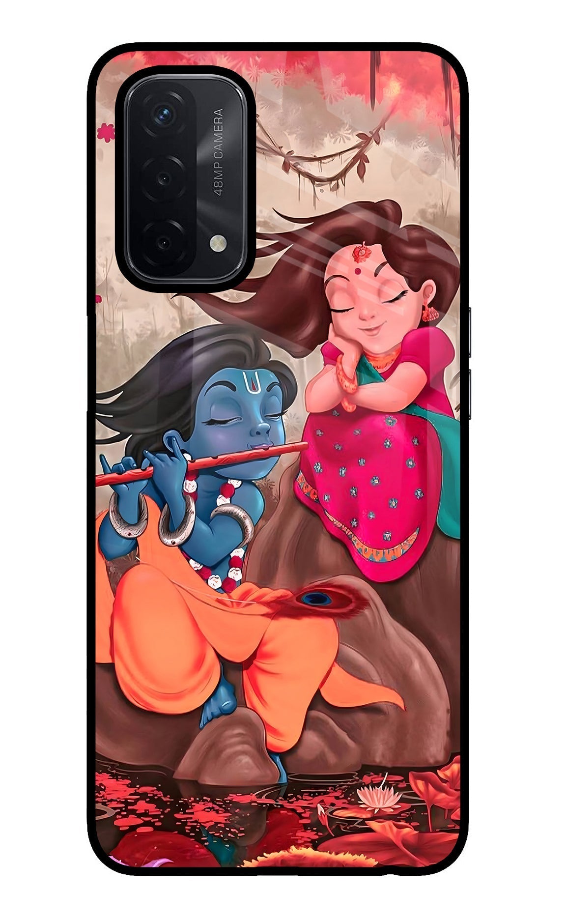 Radhe Krishna Case for Oppo A74 5G