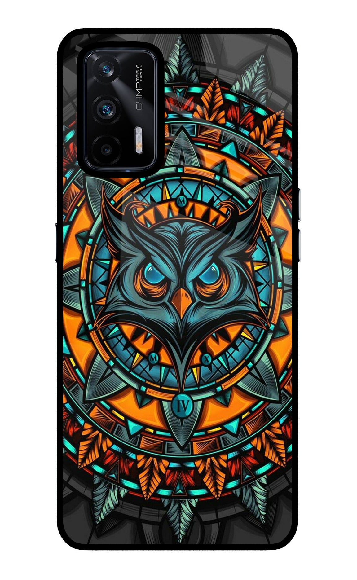 Angry Owl Art Case for Realme X7 Max